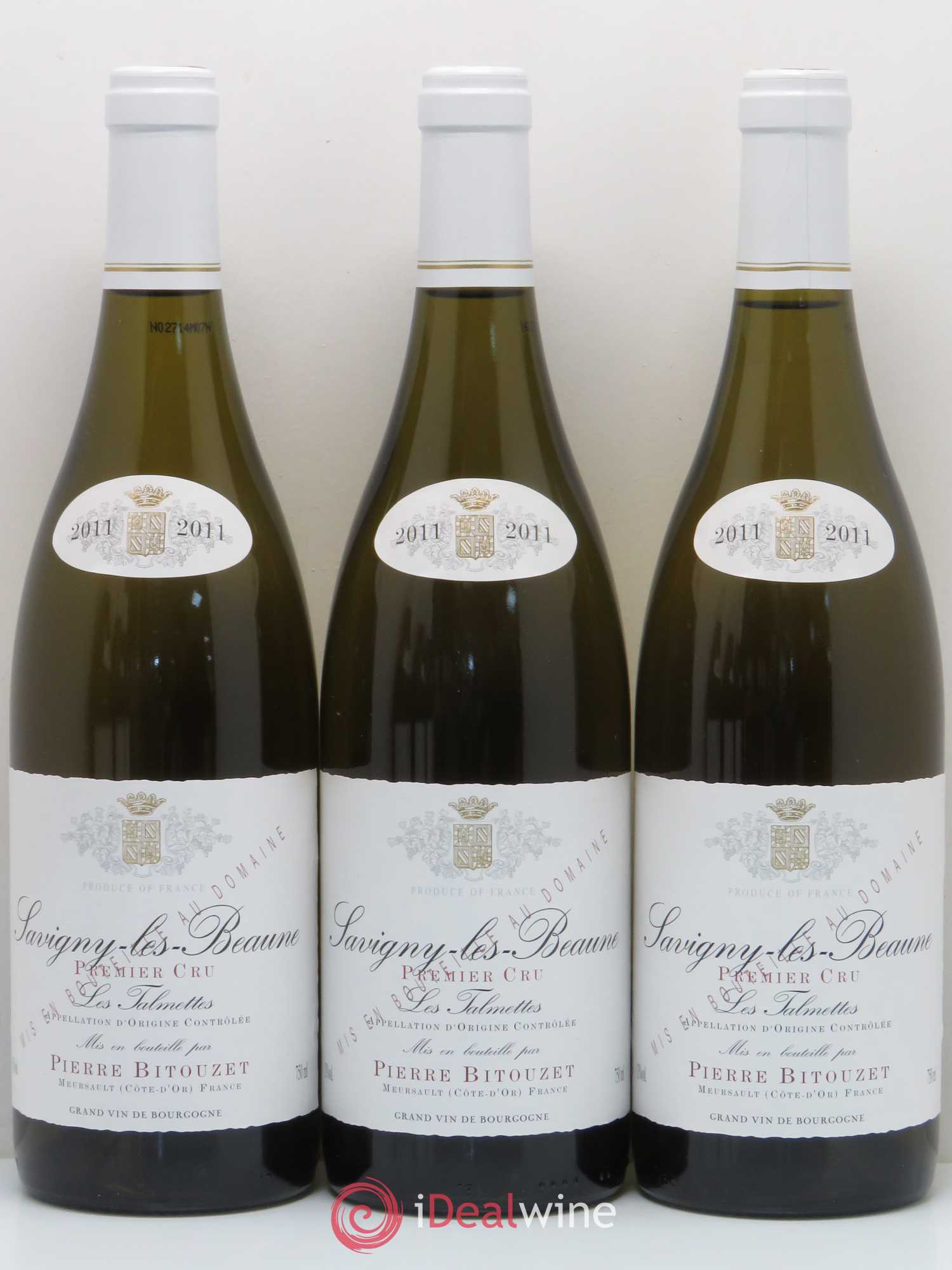 Savigny-lès-Beaune 1er Cru Les Talmettes Pierre Bitouzet 2011 - Posten von 6 Flaschen - 1