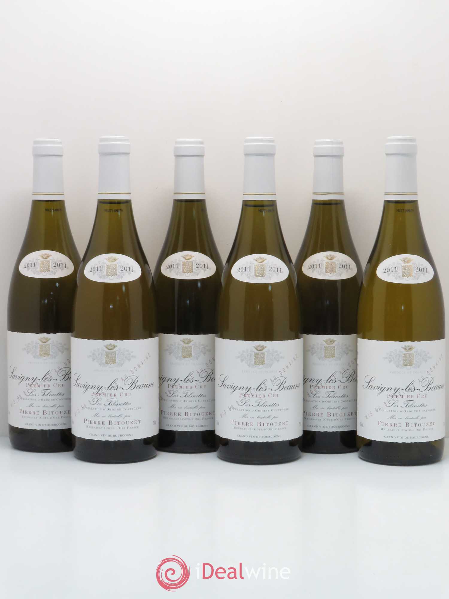Savigny-lès-Beaune 1er Cru Les Talmettes Pierre Bitouzet 2011 - Posten von 6 Flaschen - 0