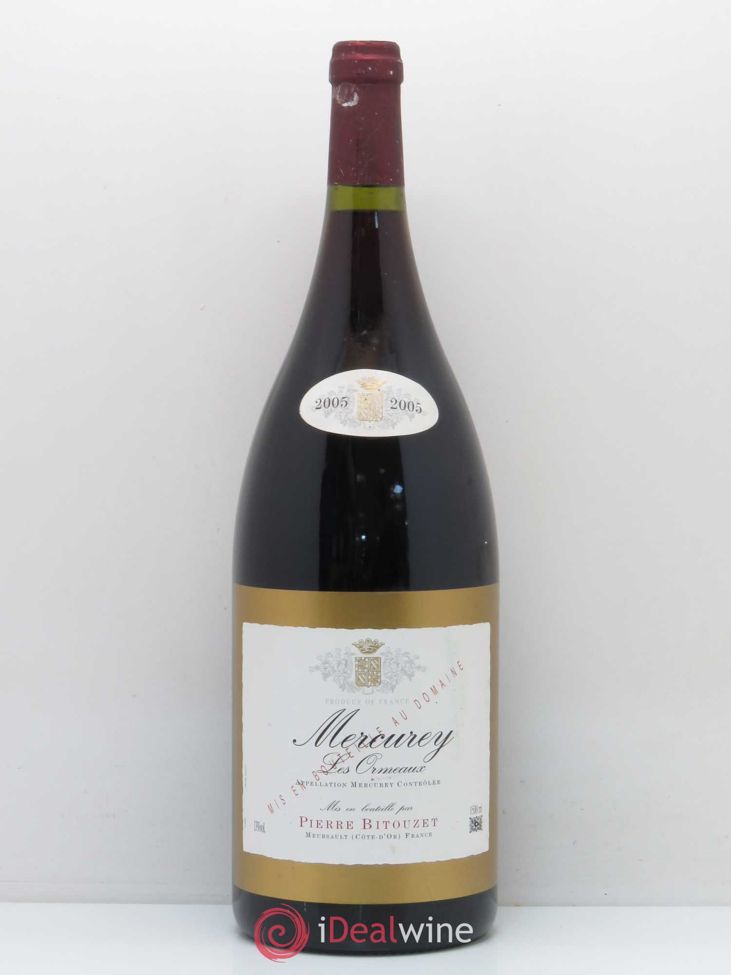 Mercurey Les Ormeaux Pierre Bitouzet 2005 - Posten von 1 Magnum - 0