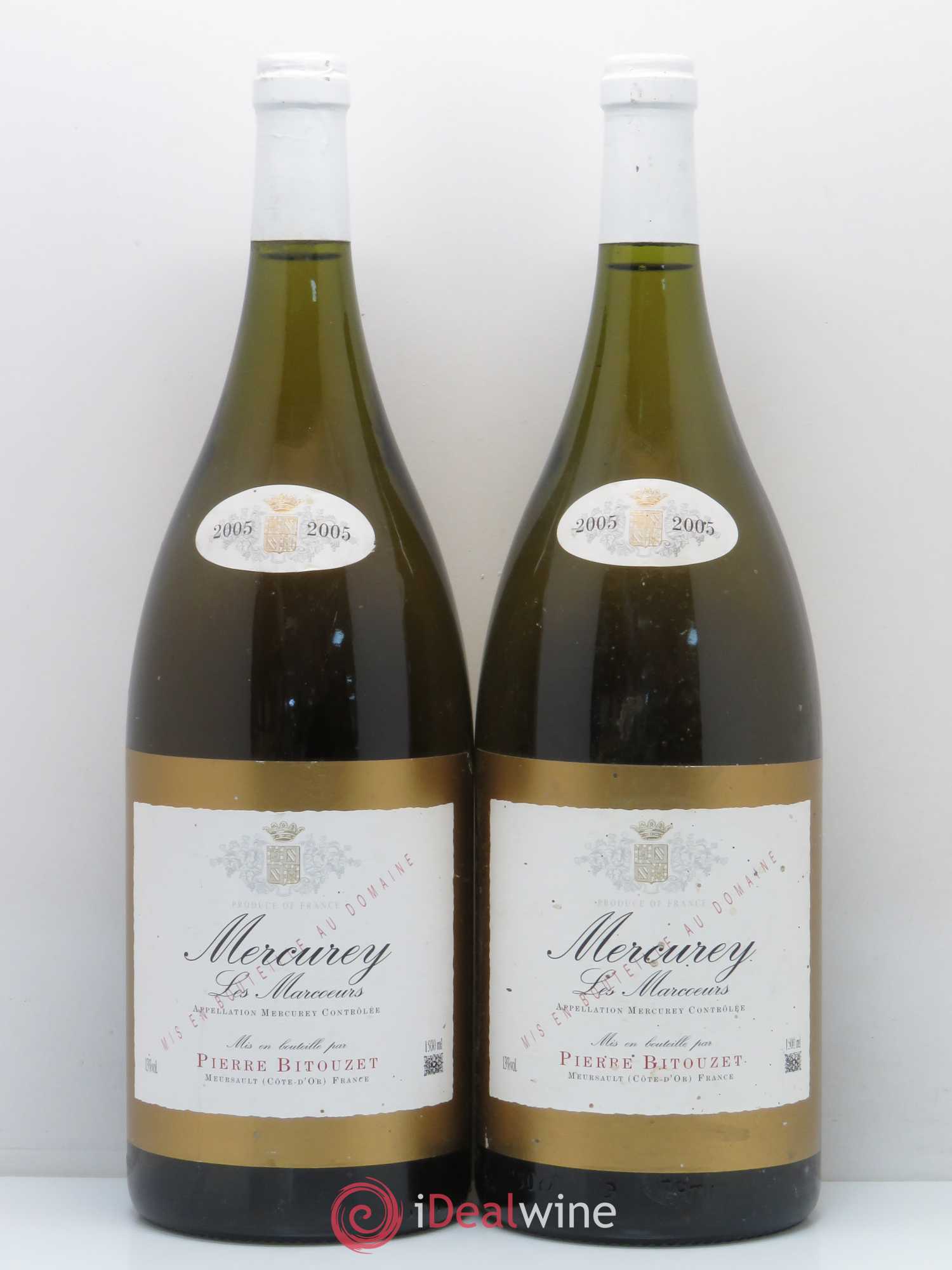 Mercurey Les Marcoeurs Pierre Bitouzet 2005 - Posten von 2 Magnum - 0