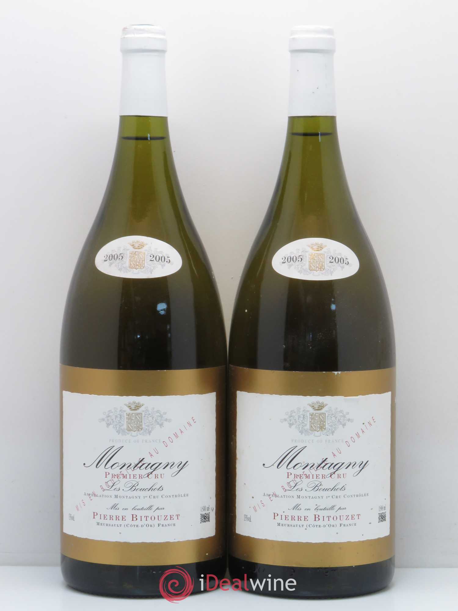 Montagny 1er Cru Les Bouchots Pierre Bitouzet 2005 - Posten von 2 Magnum - 0