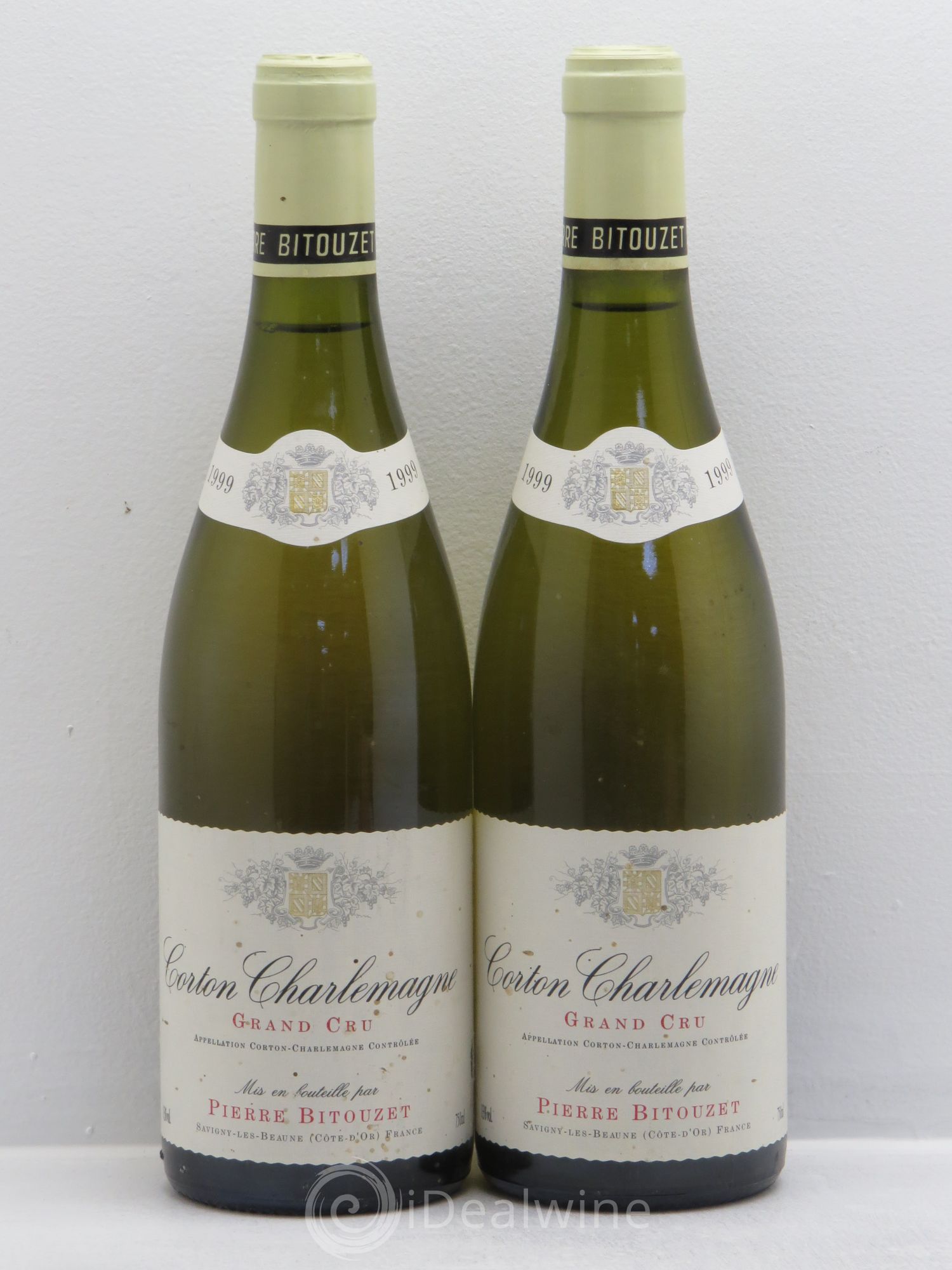 Corton-Charlemagne Grand Cru Bitouzet 1999 - Lot de 2 bouteilles - 0