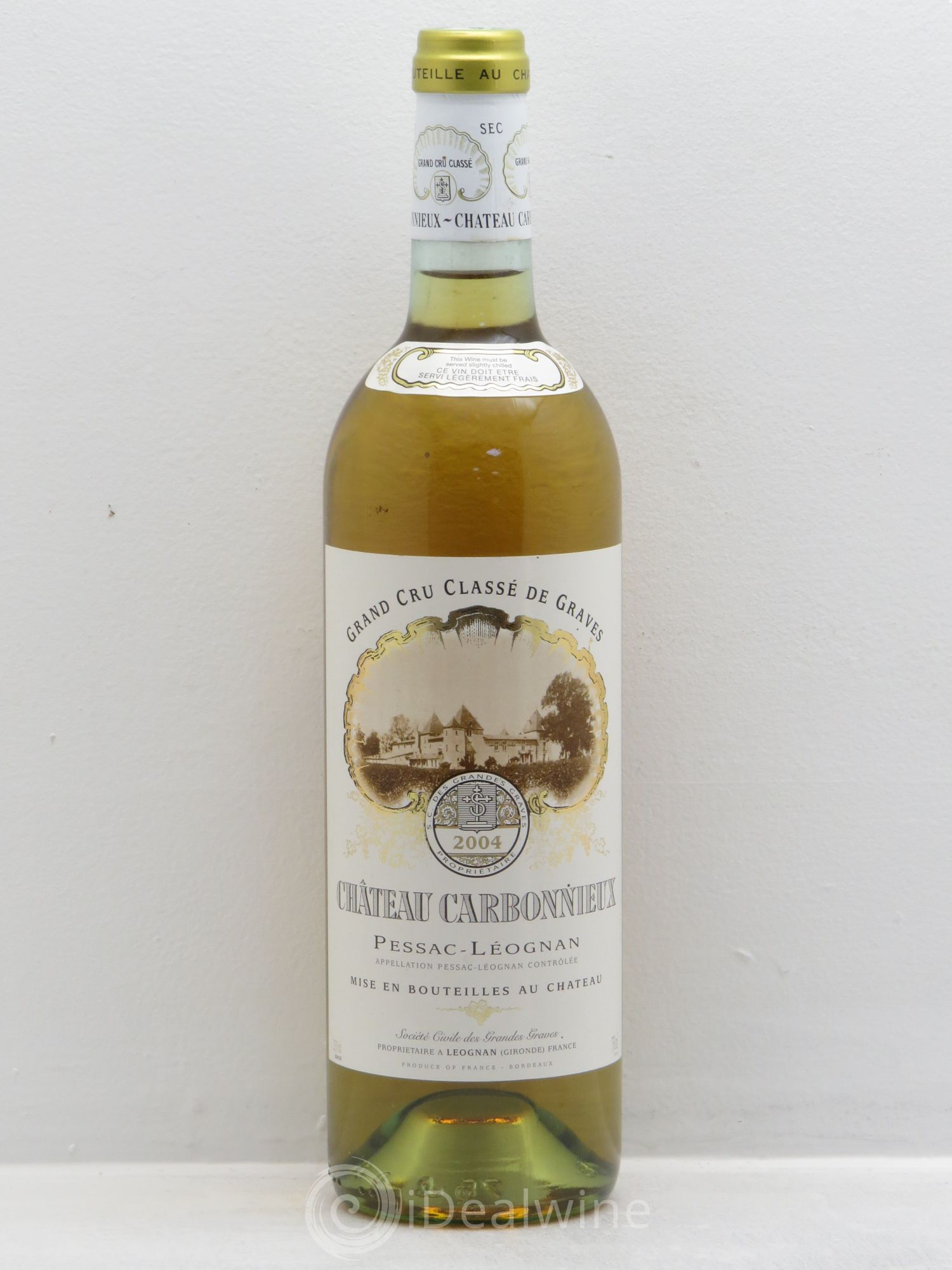 Château Carbonnieux Cru Classé de Graves 2004 - Lot de 1 bouteille - 0