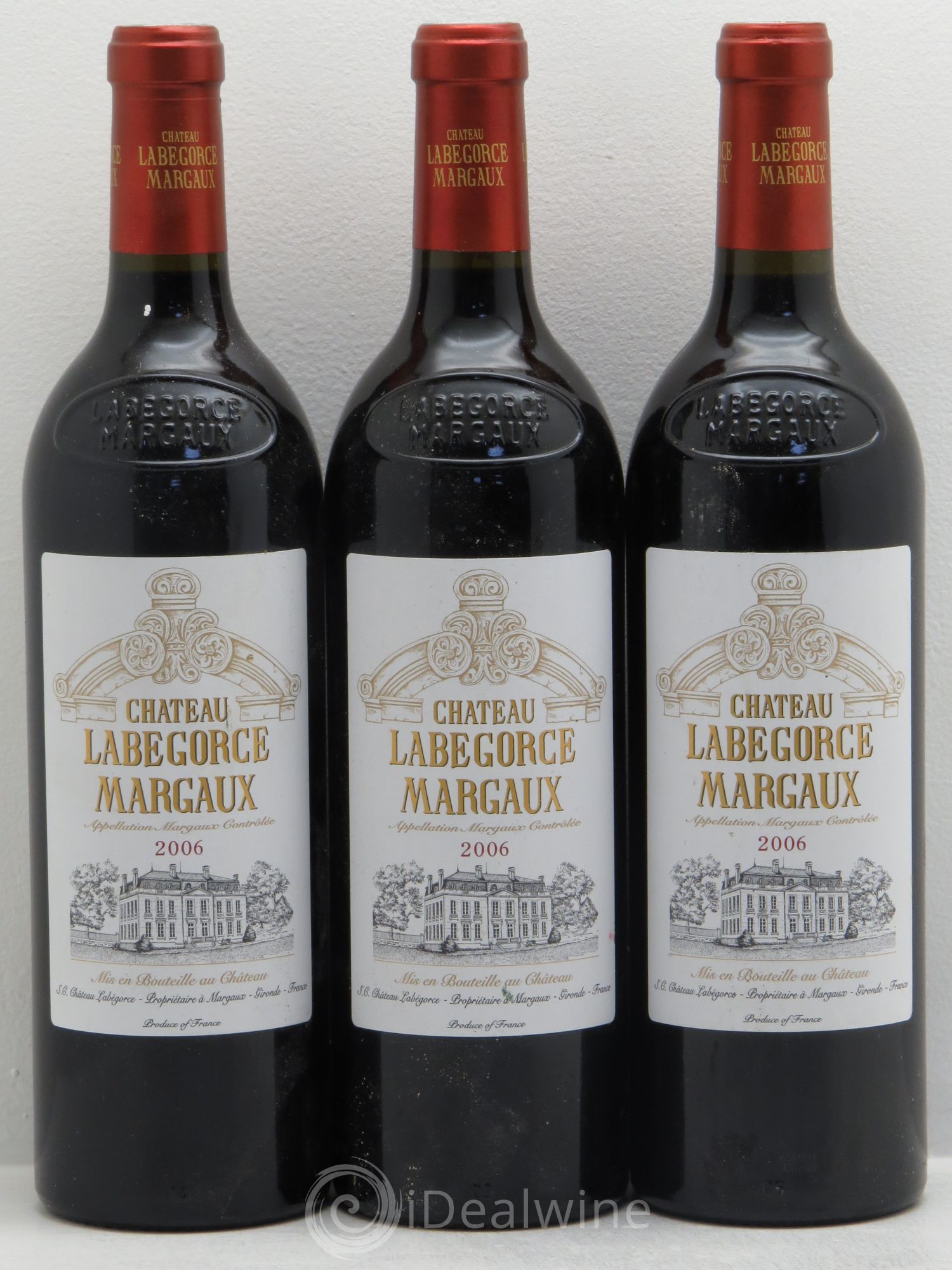 Château Labegorce Cru Bourgeois 2006 - Lot de 3 bouteilles - 0
