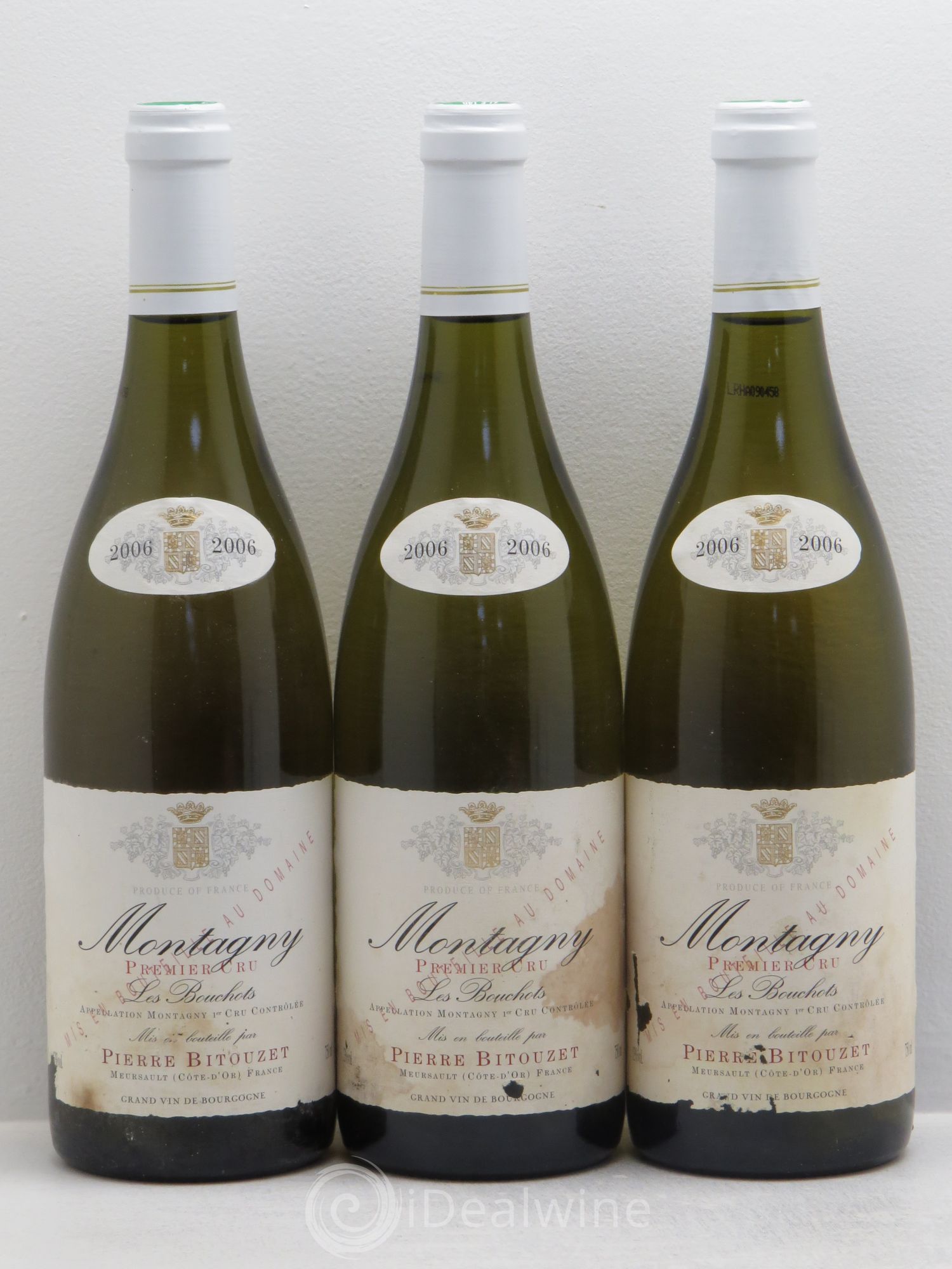 Montagny 1er Cru Bitouzet 2006 - Lot de 3 bouteilles - 0