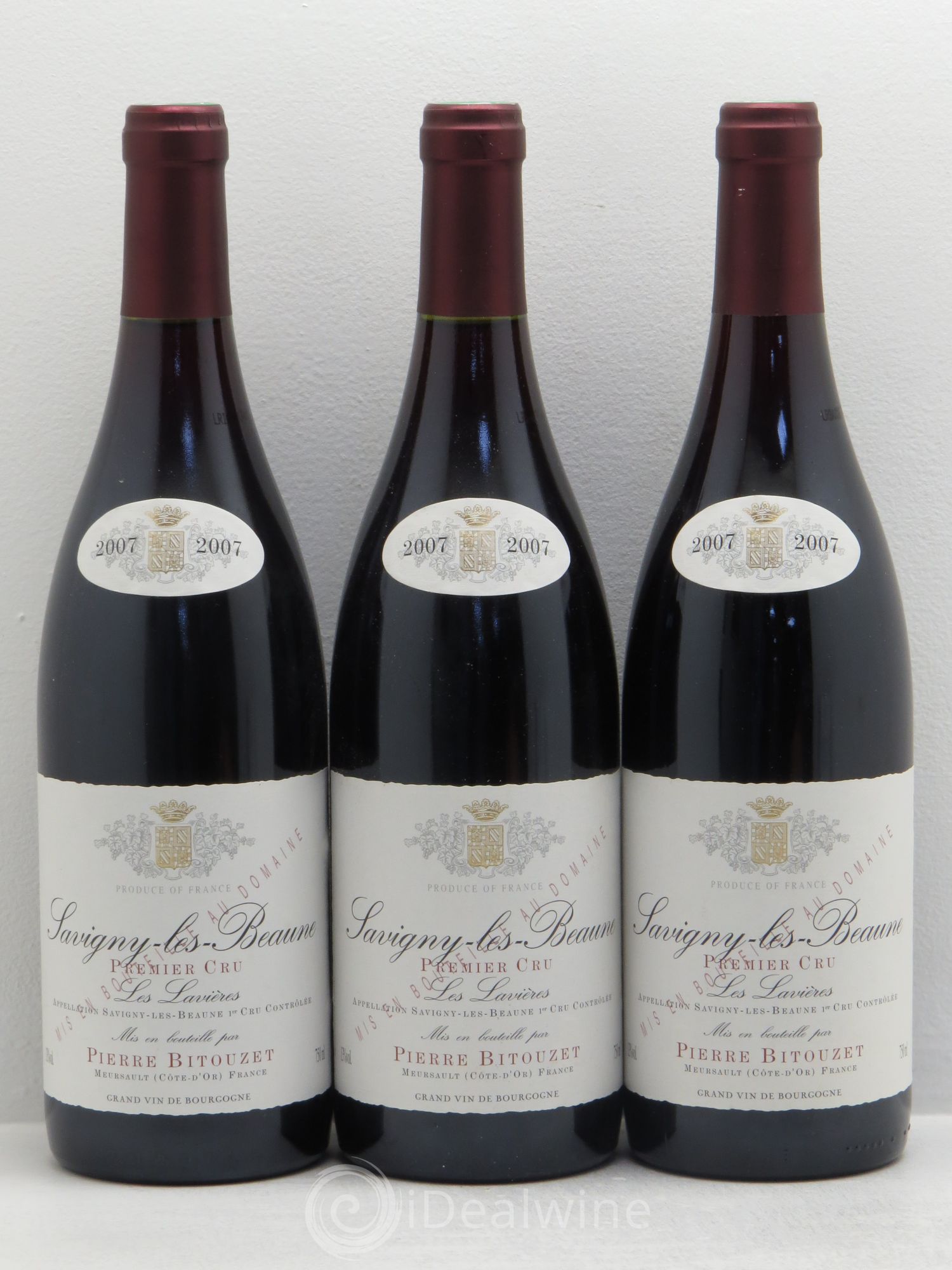 Savigny-lès-Beaune 1er Cru 2007 - Lot de 3 bouteilles - 0