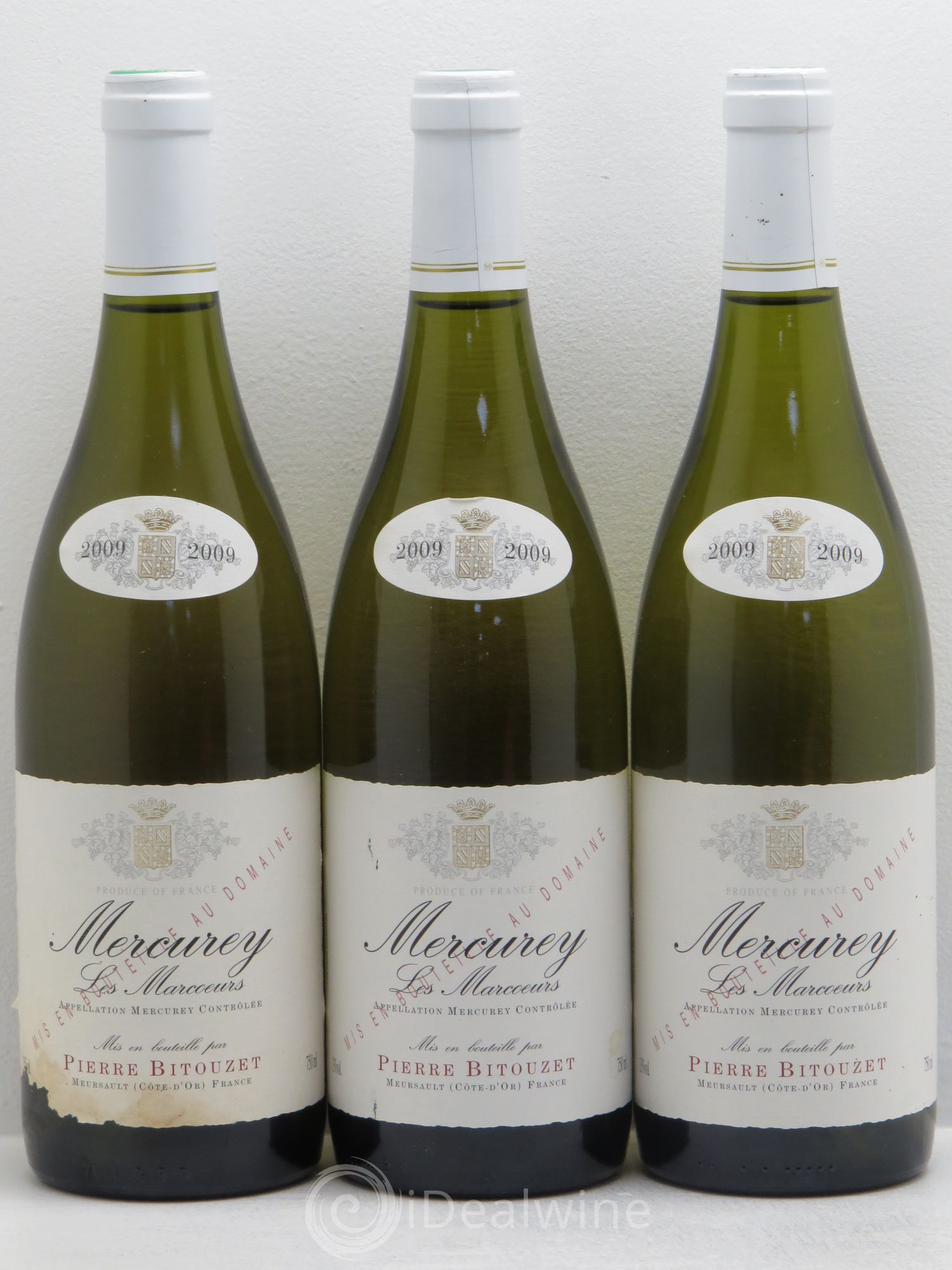 Mercurey Bitouzet Les Marcoeurs 2009 - Posten von 3 Flaschen - 0