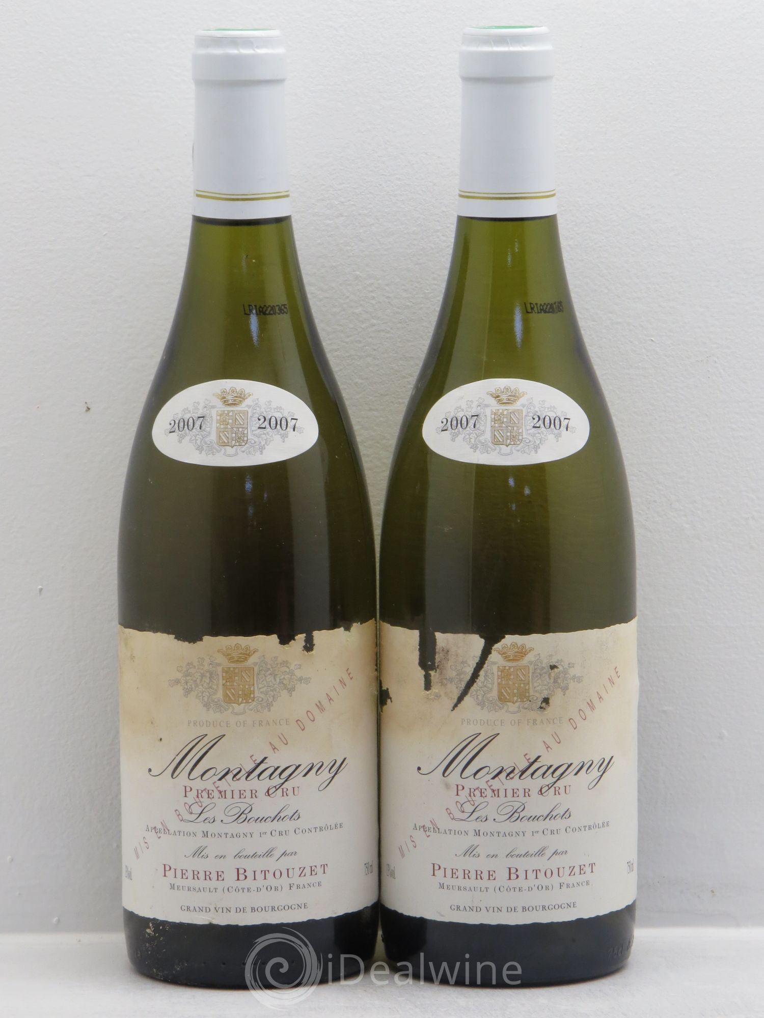 Montagny 1er Cru Bitouzet 2007 - Lot de 2 bouteilles - 0