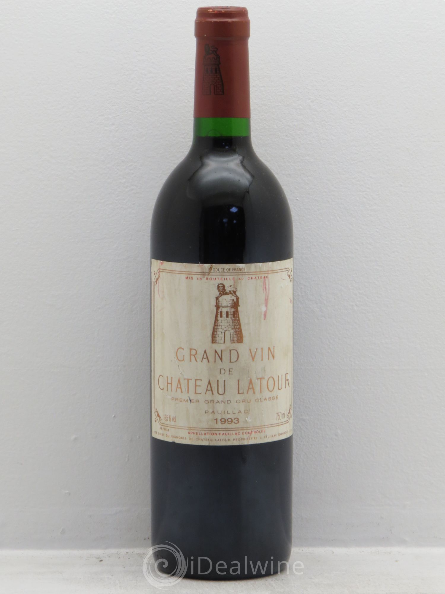 Château Latour 1er Grand Cru Classé 1993 - Lot de 1 bouteille - 0