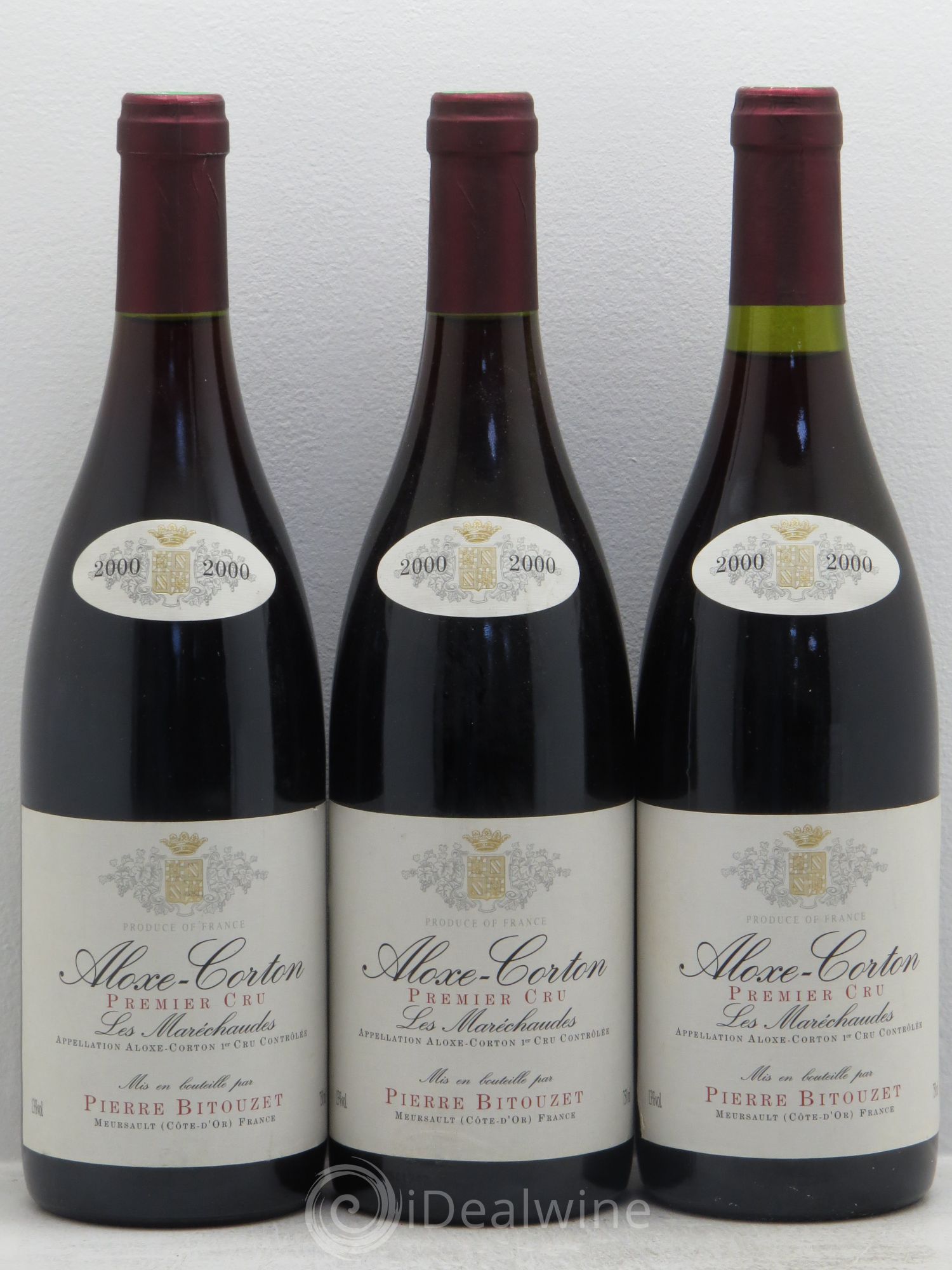 Aloxe-Corton 1er Cru Bitouzet 2000 - Lot de 3 bouteilles - 0
