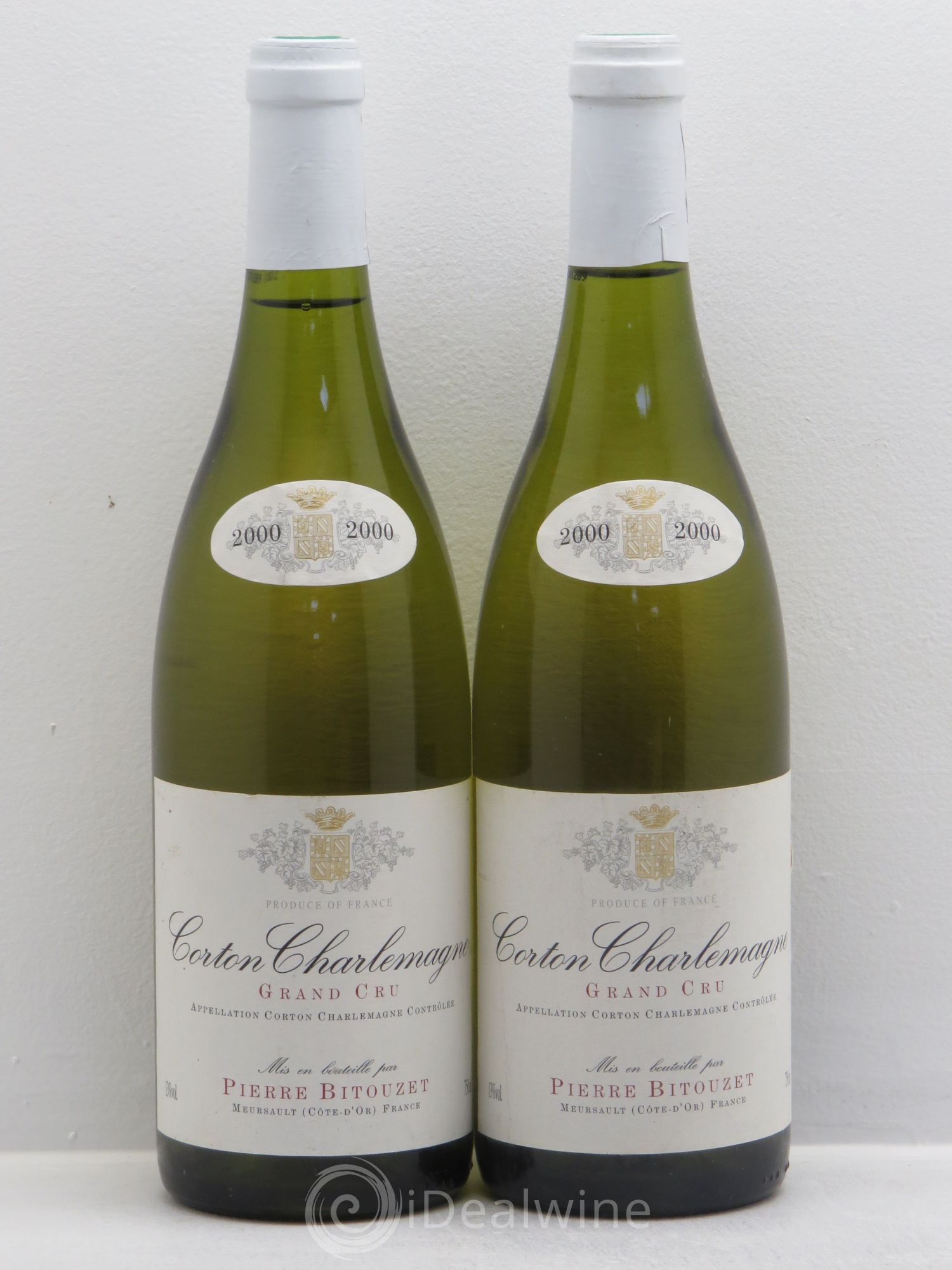 Corton-Charlemagne Grand Cru Bitouzet 2000 - Lot de 2 bouteilles - 0