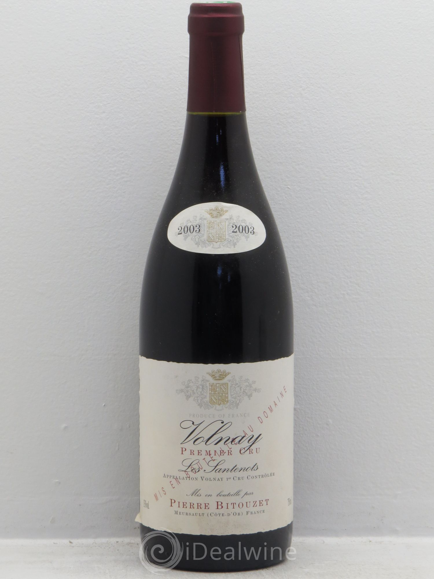 Volnay 1er Cru Bitouzet 2003 - Posten von 1 Flasche - 0