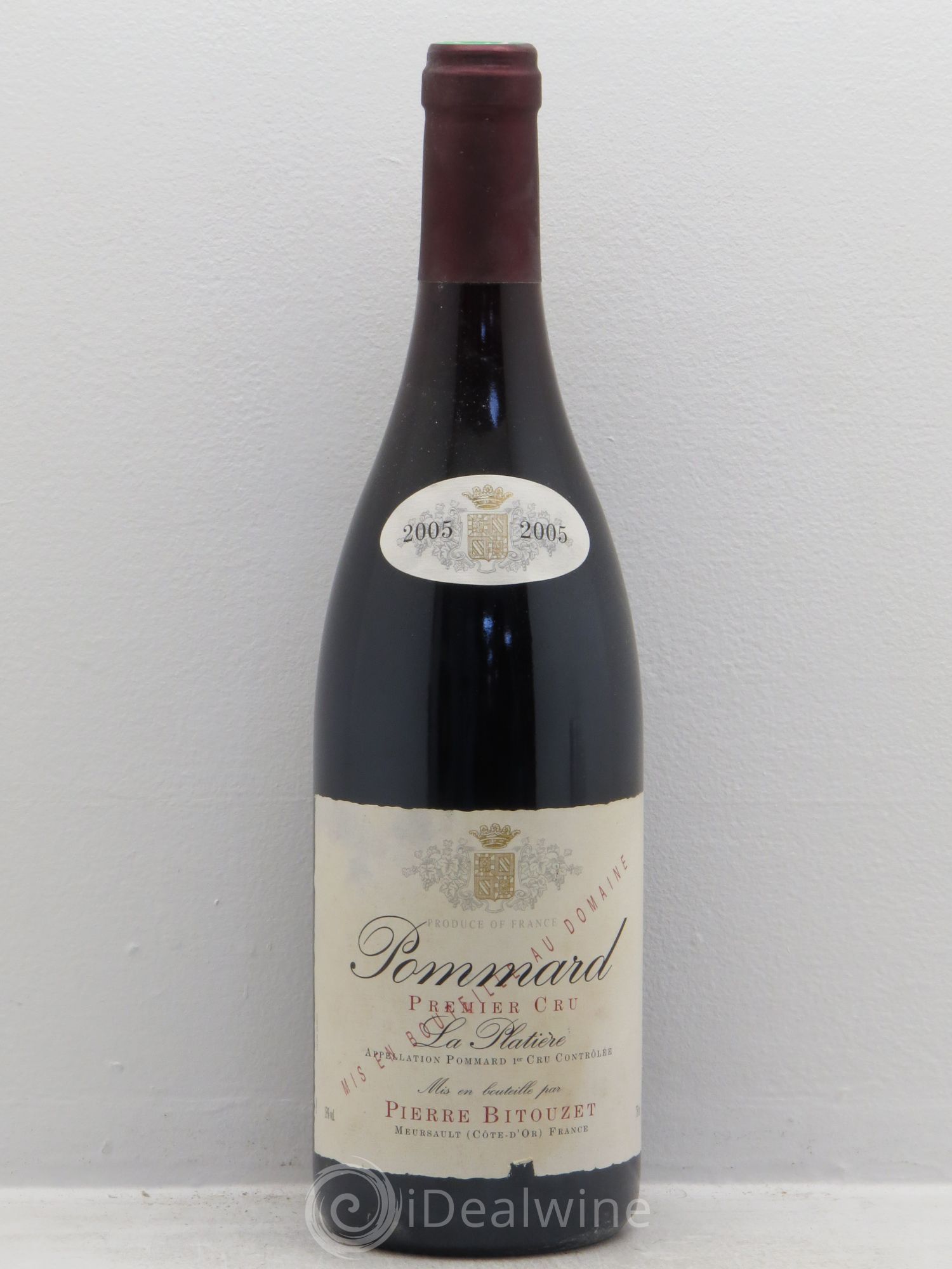 Pommard 1er Cru La Platière Bitouzet 2005 - Posten von 6 Flaschen - 0