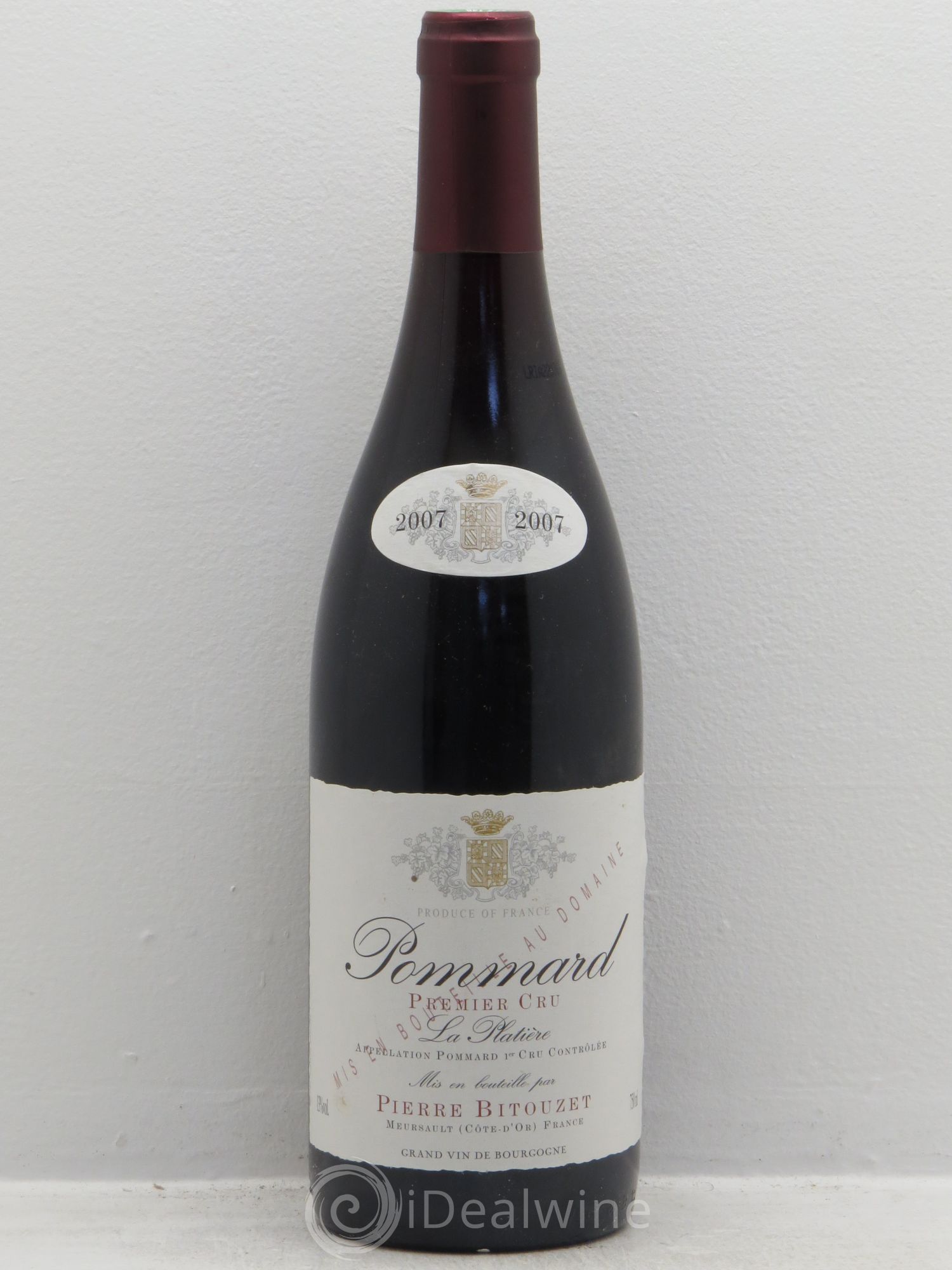 Pommard 1er Cru La Platière Bitouzet 2007 - Posten von 6 Flaschen - 0