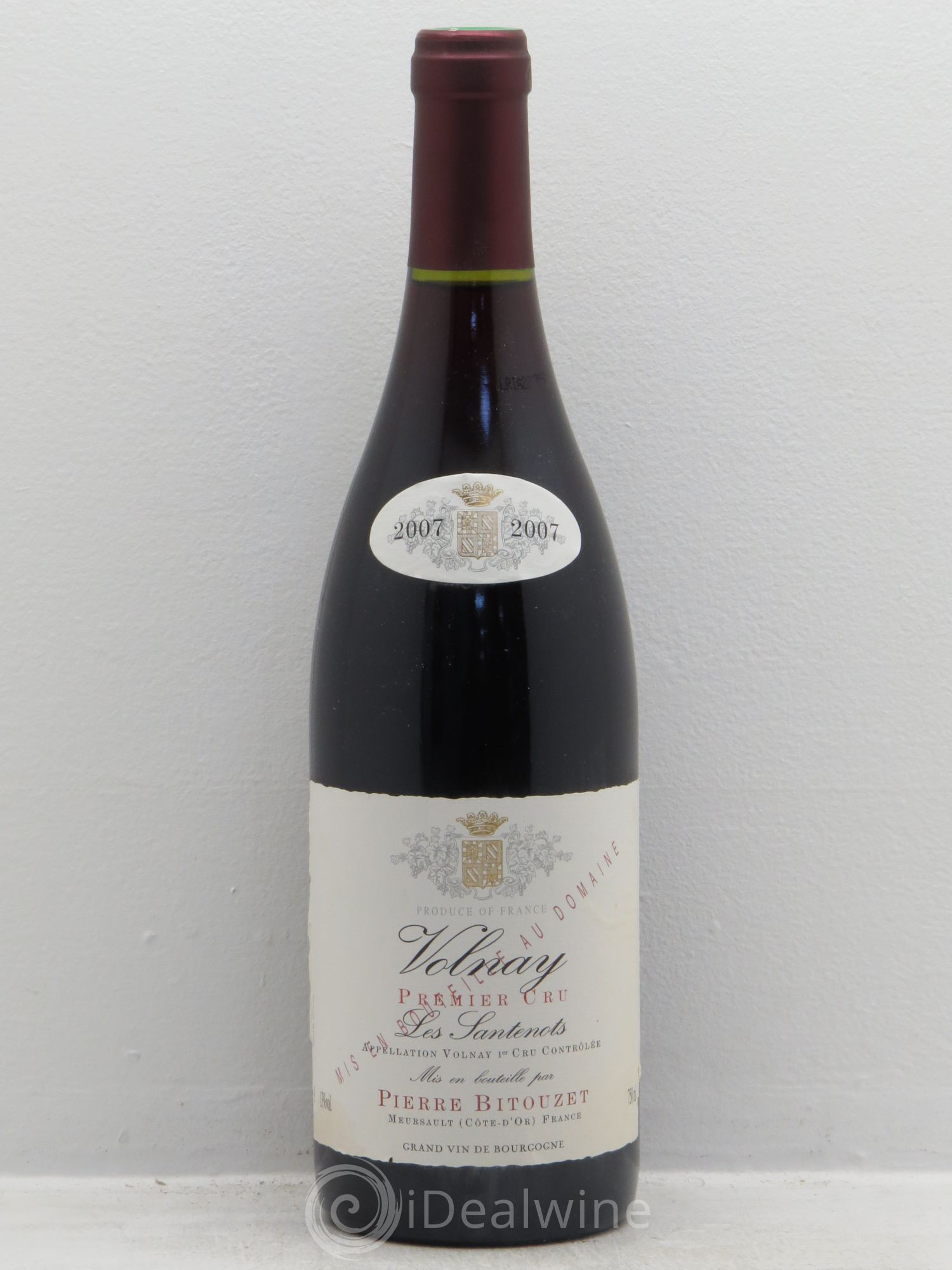 Volnay 1er Cru Bitouzet 2007 - Lot de 6 bouteilles - 0