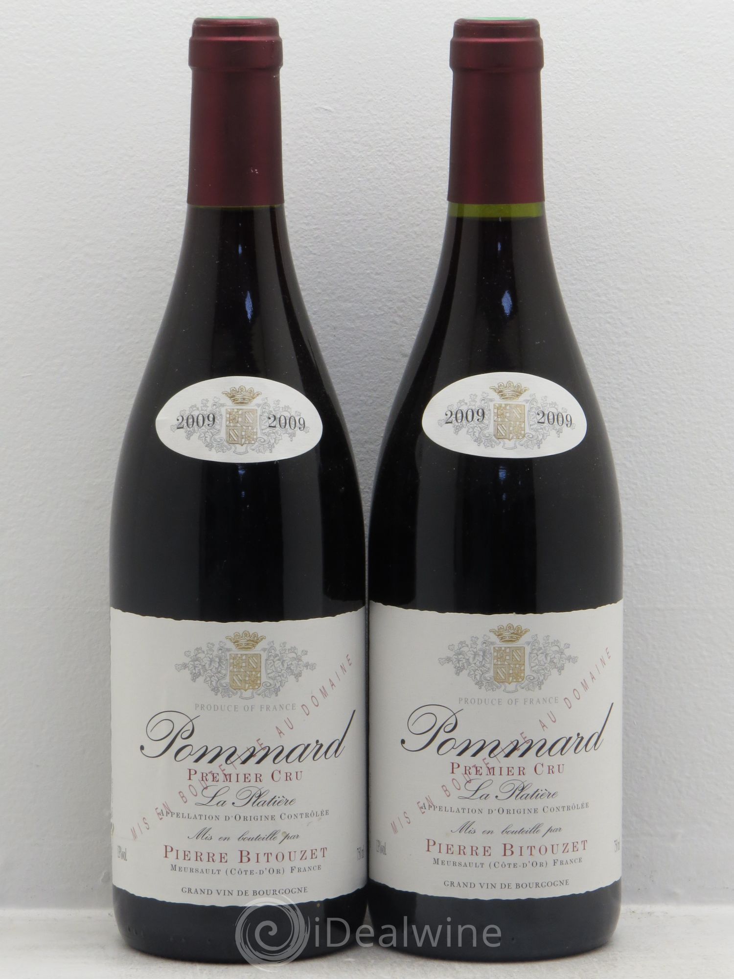 Pommard 1er Cru La Platière Bitouzet 2009 - Posten von 2 Flaschen - 0