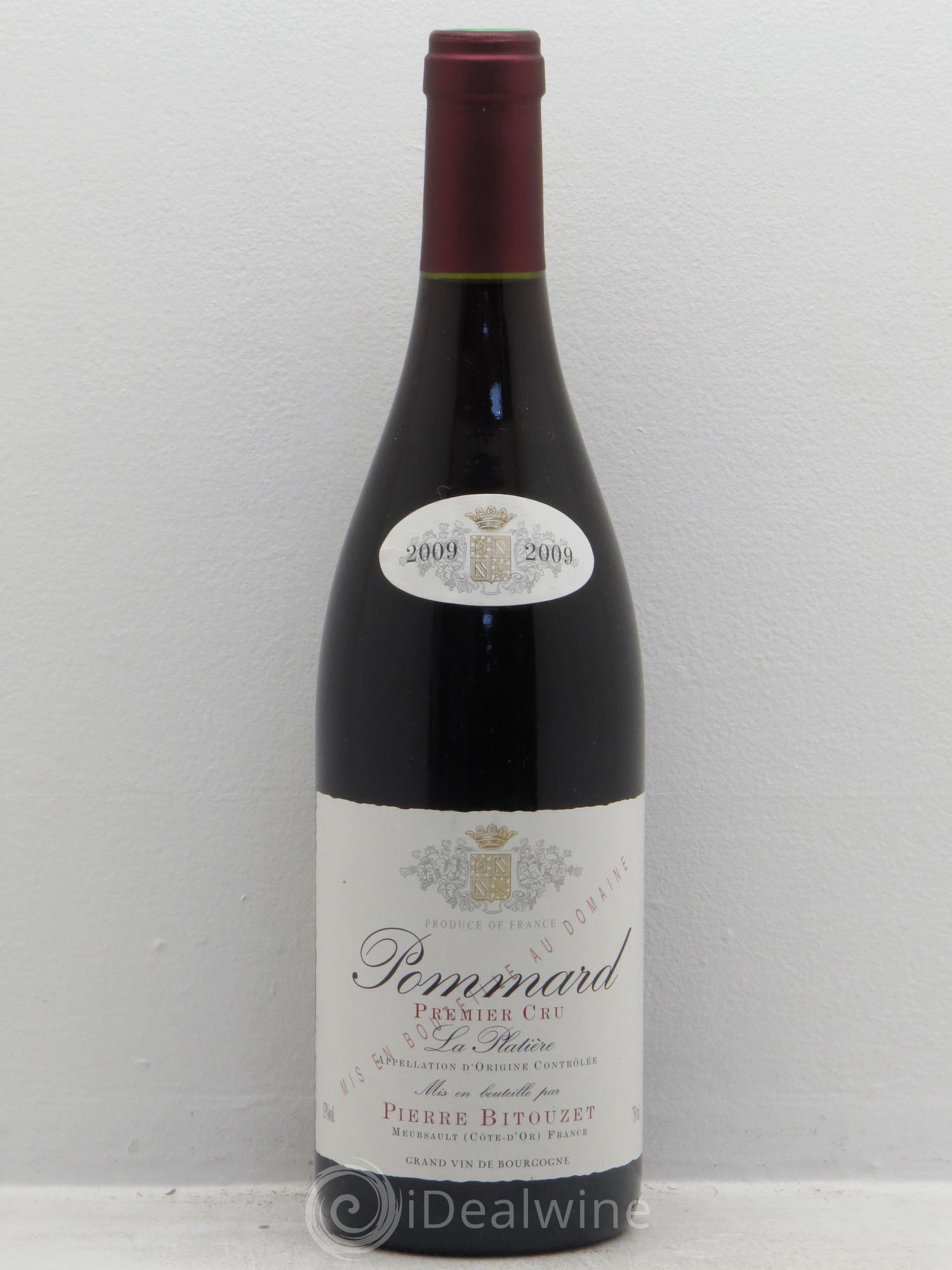 Pommard 1er Cru La Platière Bitouzet 2009 - Posten von 1 Flasche - 0