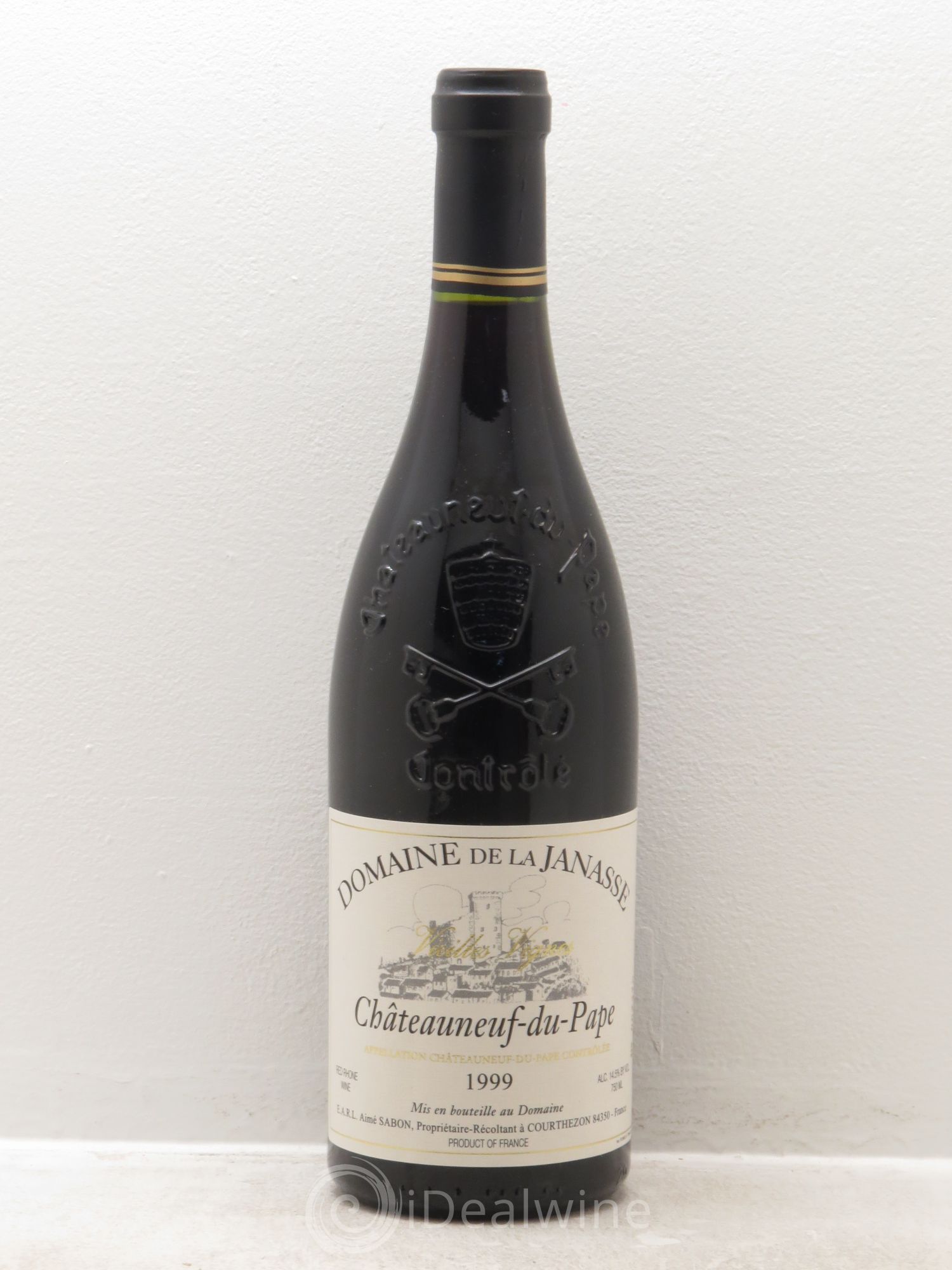 Châteauneuf-du-Pape Cuvée Vieilles Vignes La Janasse (Domaine de) 1999 - Lot de 1 bouteille - 0