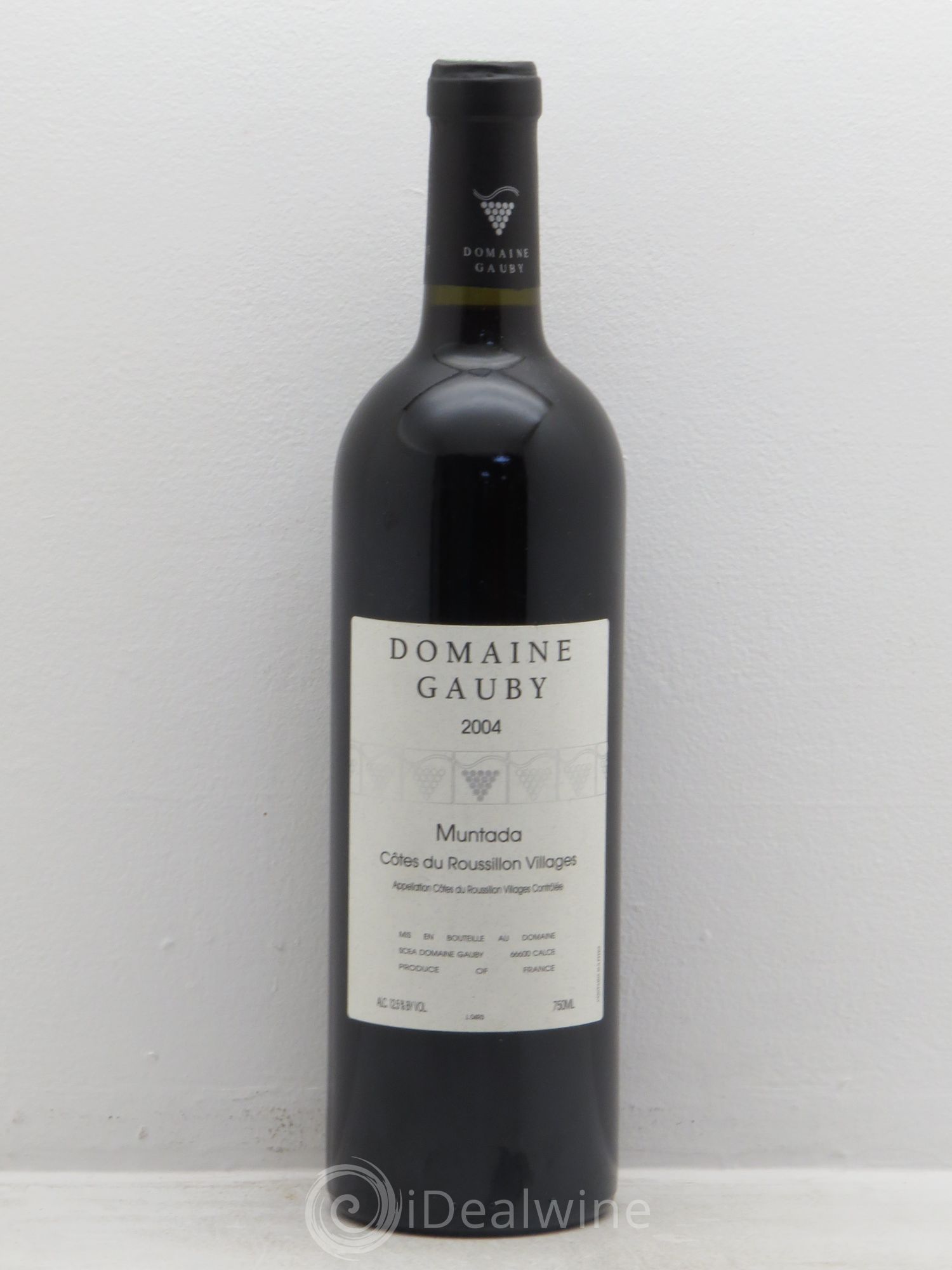 Côtes Catalanes (anciennement Côtes du Roussillon Villages) La Muntada Gauby (Domaine) 2004 - Lot de 1 bouteille - 0