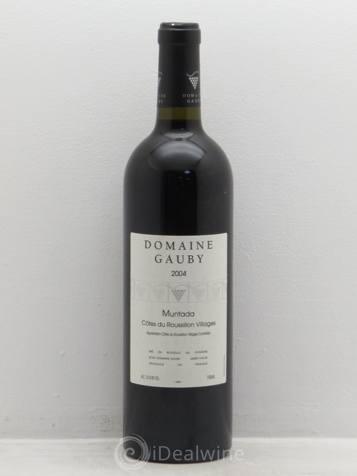 Côtes Catalanes (anciennement Côtes du Roussillon Villages) La Muntada Gauby (Domaine) 2004 - Lot de 1 bouteille - 0
