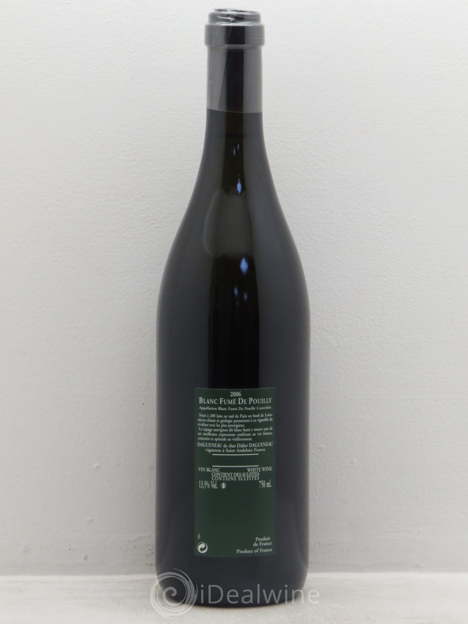 Vin de France (anciennement Pouilly-Fumé) Silex Dagueneau (Domaine Didier - Louis-Benjamin) 2006 - Lot de 1 bouteille - 1