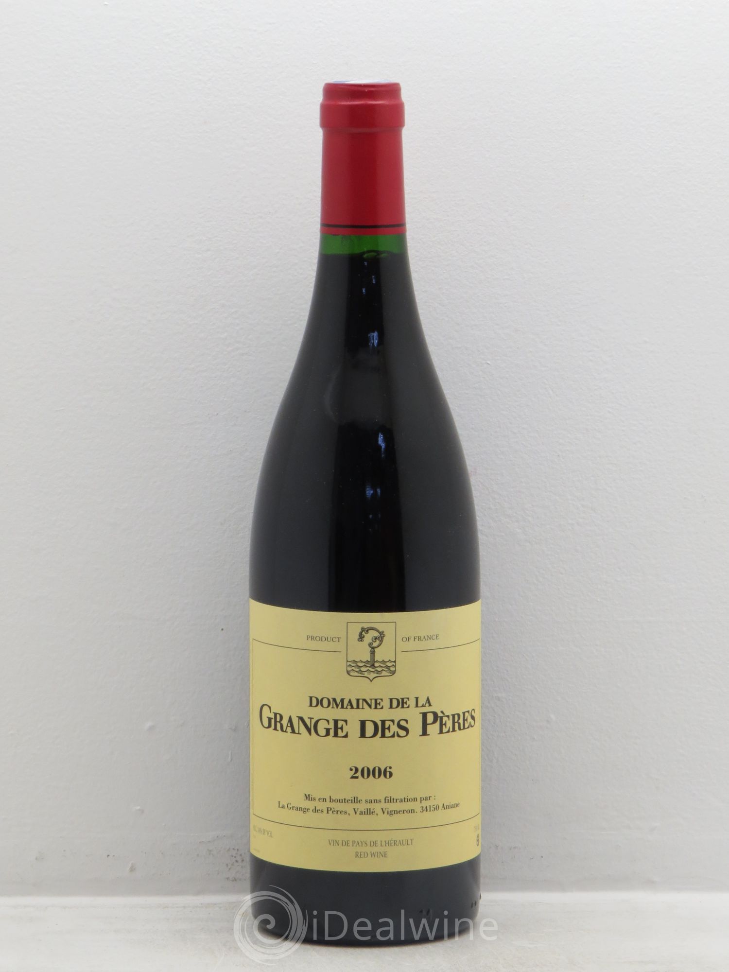 Pays d'Hérault Grange des Pères Laurent Vaillé 2006 - Lot de 1 bouteille - 0