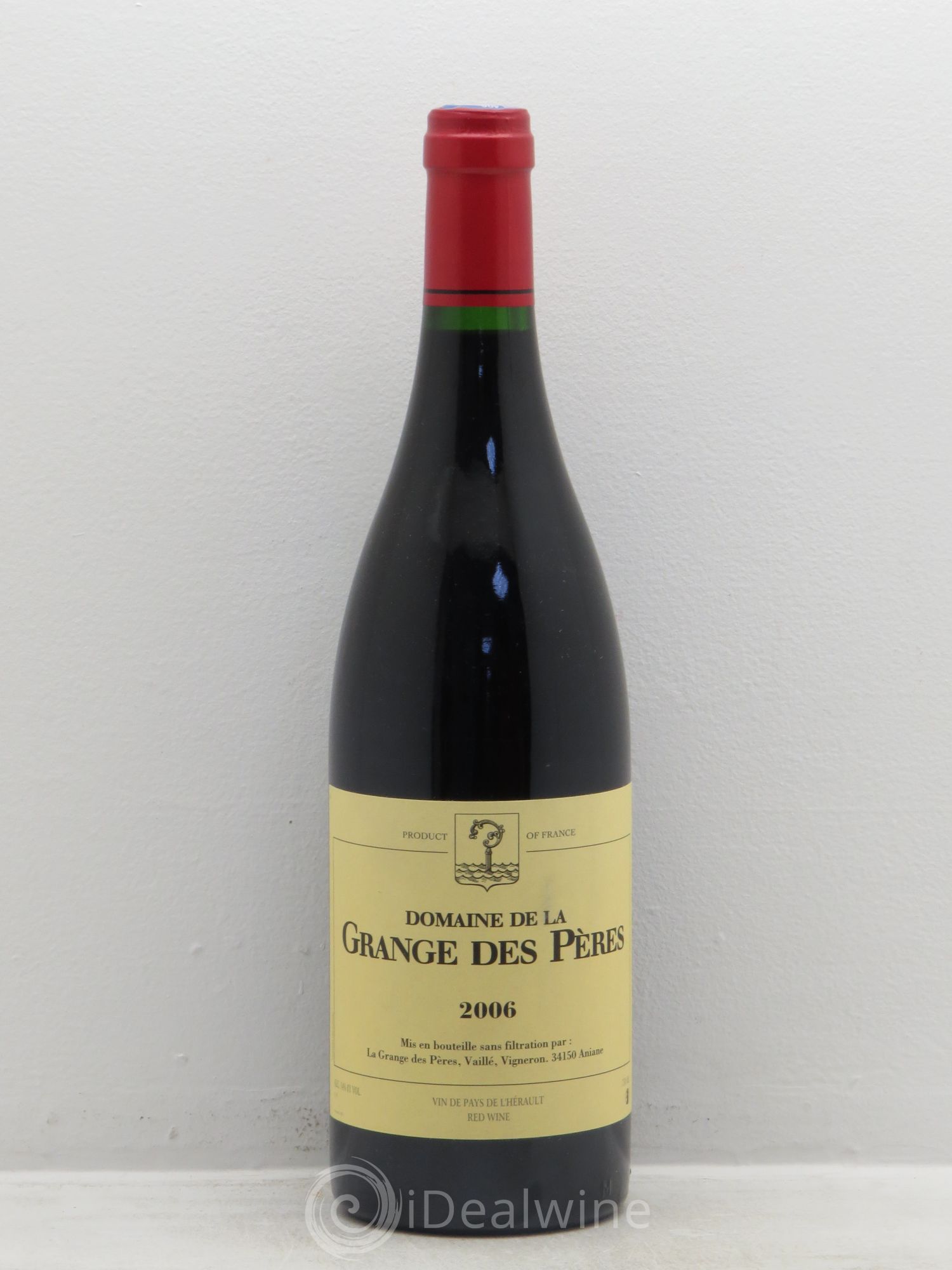Pays d'Hérault Grange des Pères Laurent Vaillé 2006 - Lot de 1 bouteille - 0