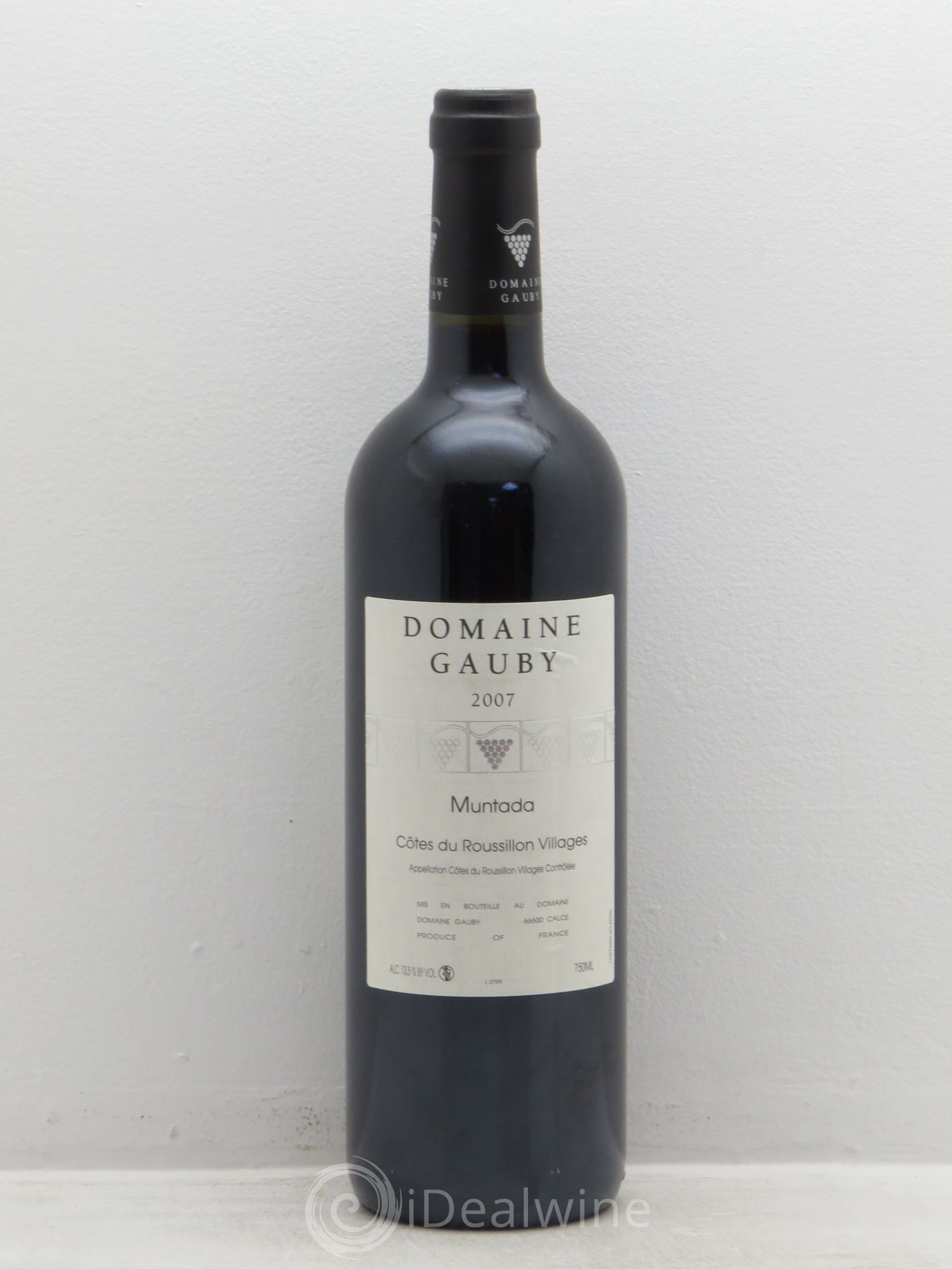 Côtes Catalanes (anciennement Côtes du Roussillon Villages) La Muntada Gauby (Domaine) 2007 - Lot de 1 bouteille - 0