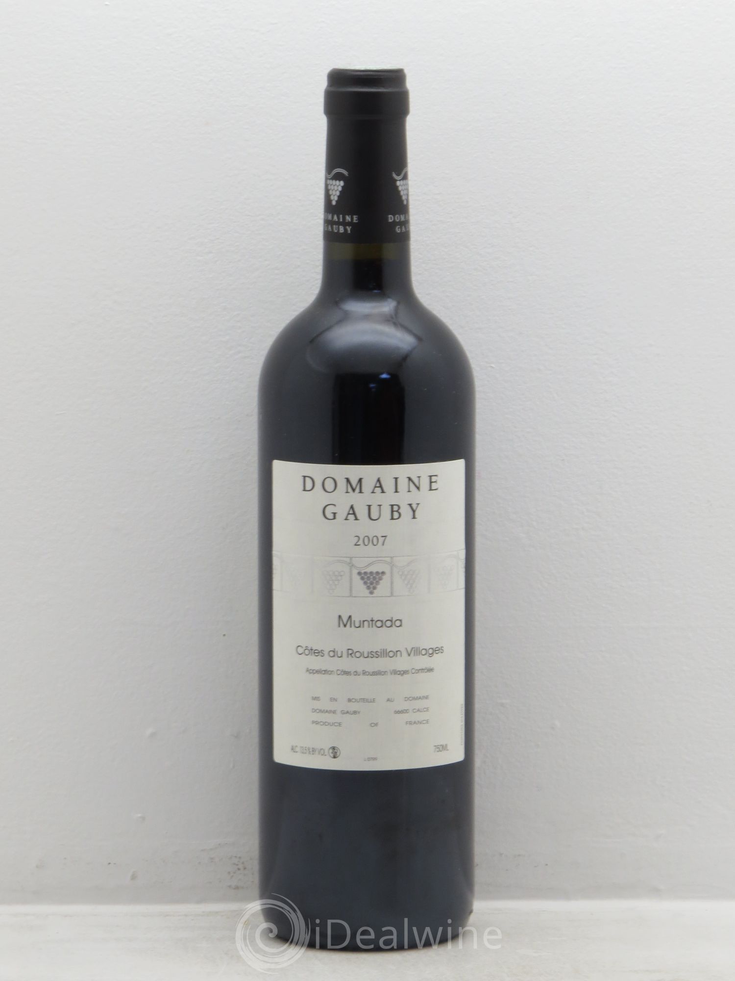 Côtes Catalanes (anciennement Côtes du Roussillon Villages) La Muntada Gauby (Domaine) 2007 - Lot de 1 bouteille - 0