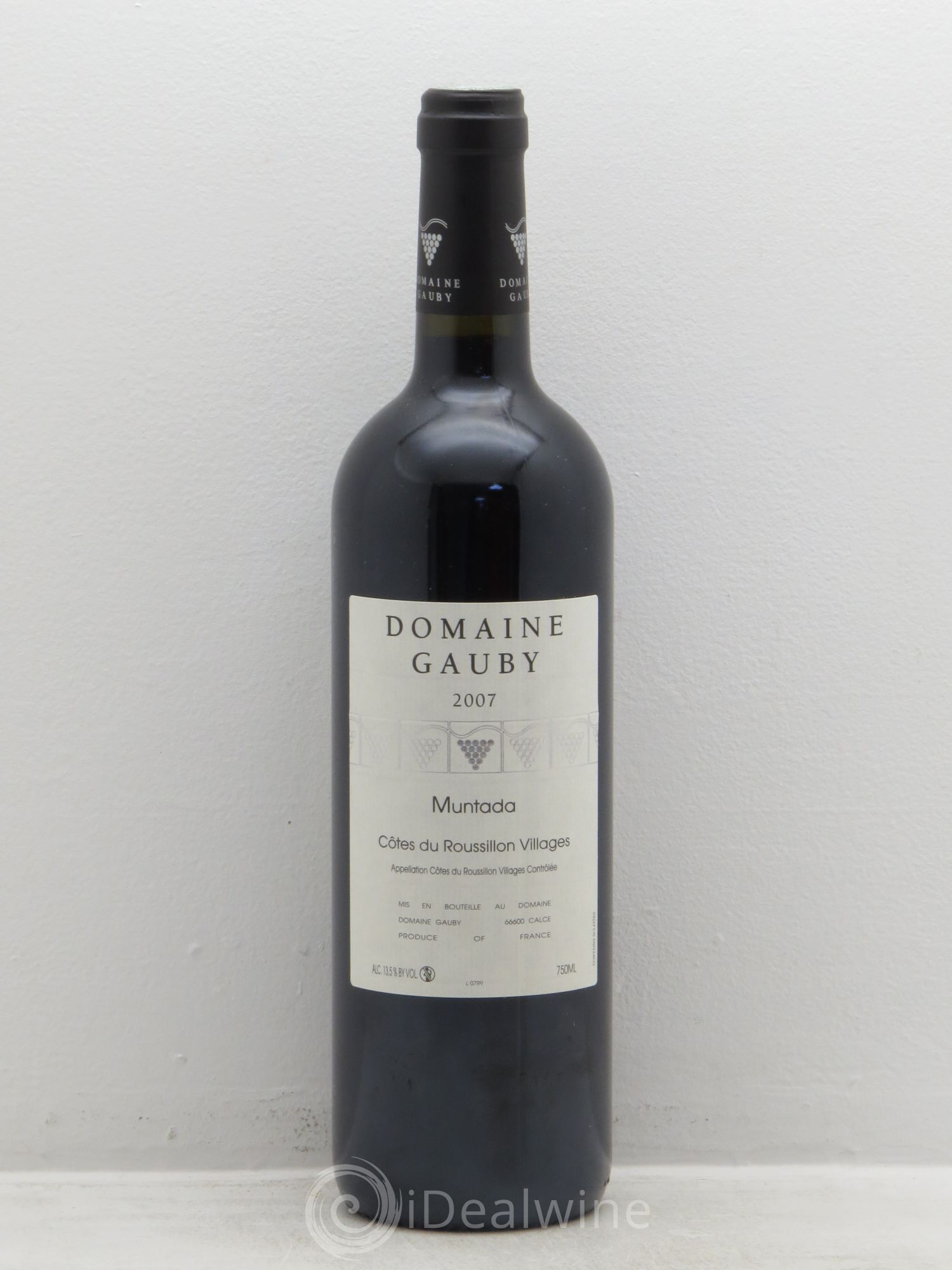 Côtes Catalanes (anciennement Côtes du Roussillon Villages) La Muntada Gauby (Domaine) 2007 - Lot de 1 bouteille - 0