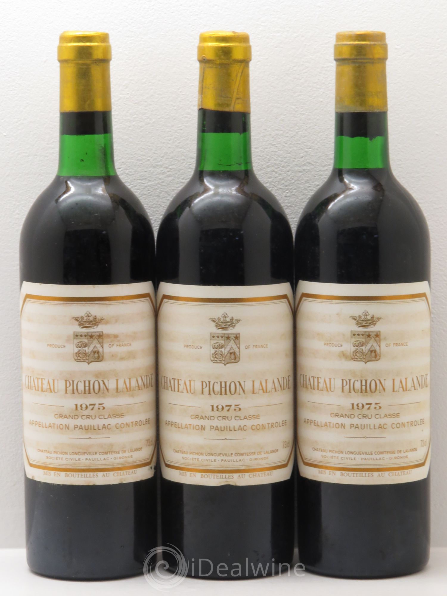 Château Pichon Longueville Comtesse de Lalande 2ème Grand Cru Classé 1975 - Lot de 12 bouteilles - 2