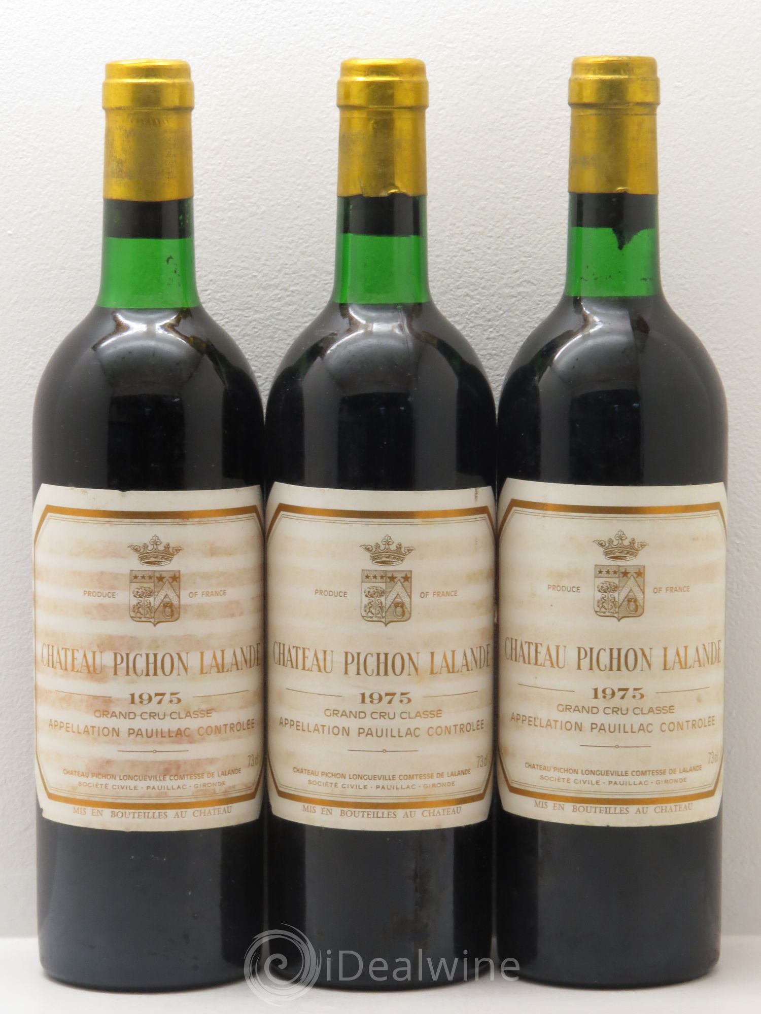 Château Pichon Longueville Comtesse de Lalande 2ème Grand Cru Classé 1975 - Lot de 12 bouteilles - 3