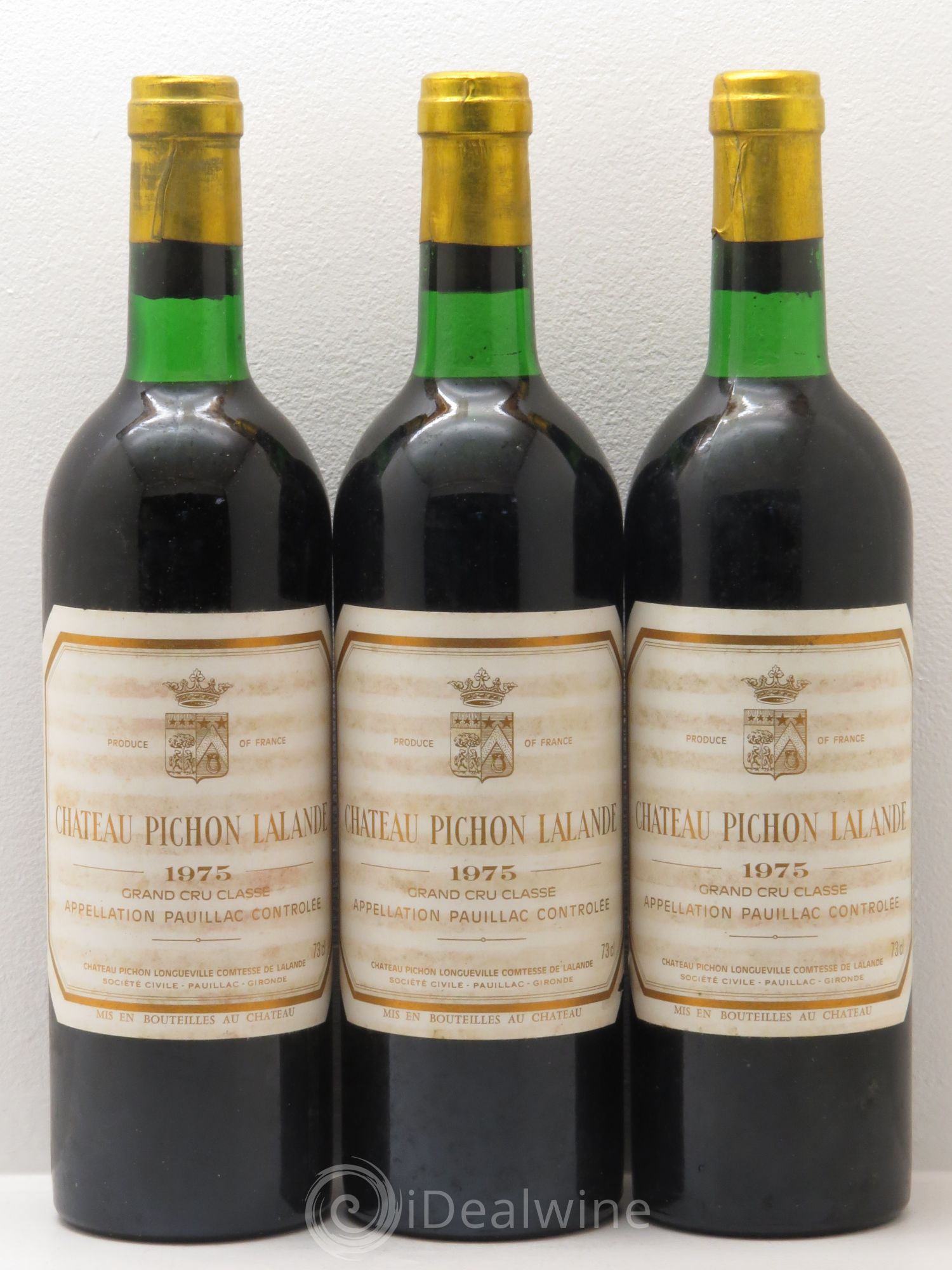 Château Pichon Longueville Comtesse de Lalande 2ème Grand Cru Classé 1975 - Lot de 12 bouteilles - 4