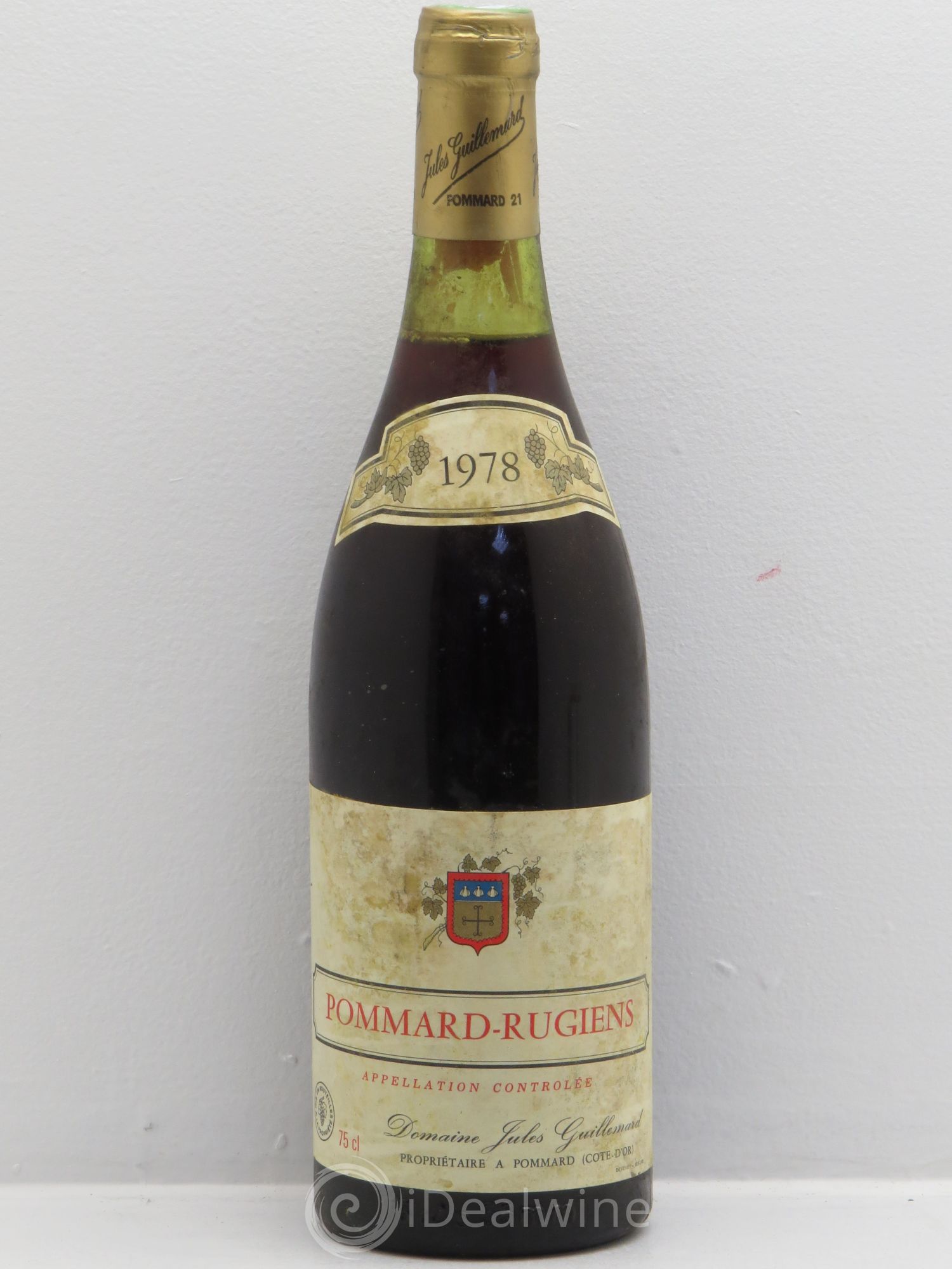 Pommard 1er Cru Domaine Jules Guillemard 1978 - Posten von 6 Flaschen - 0
