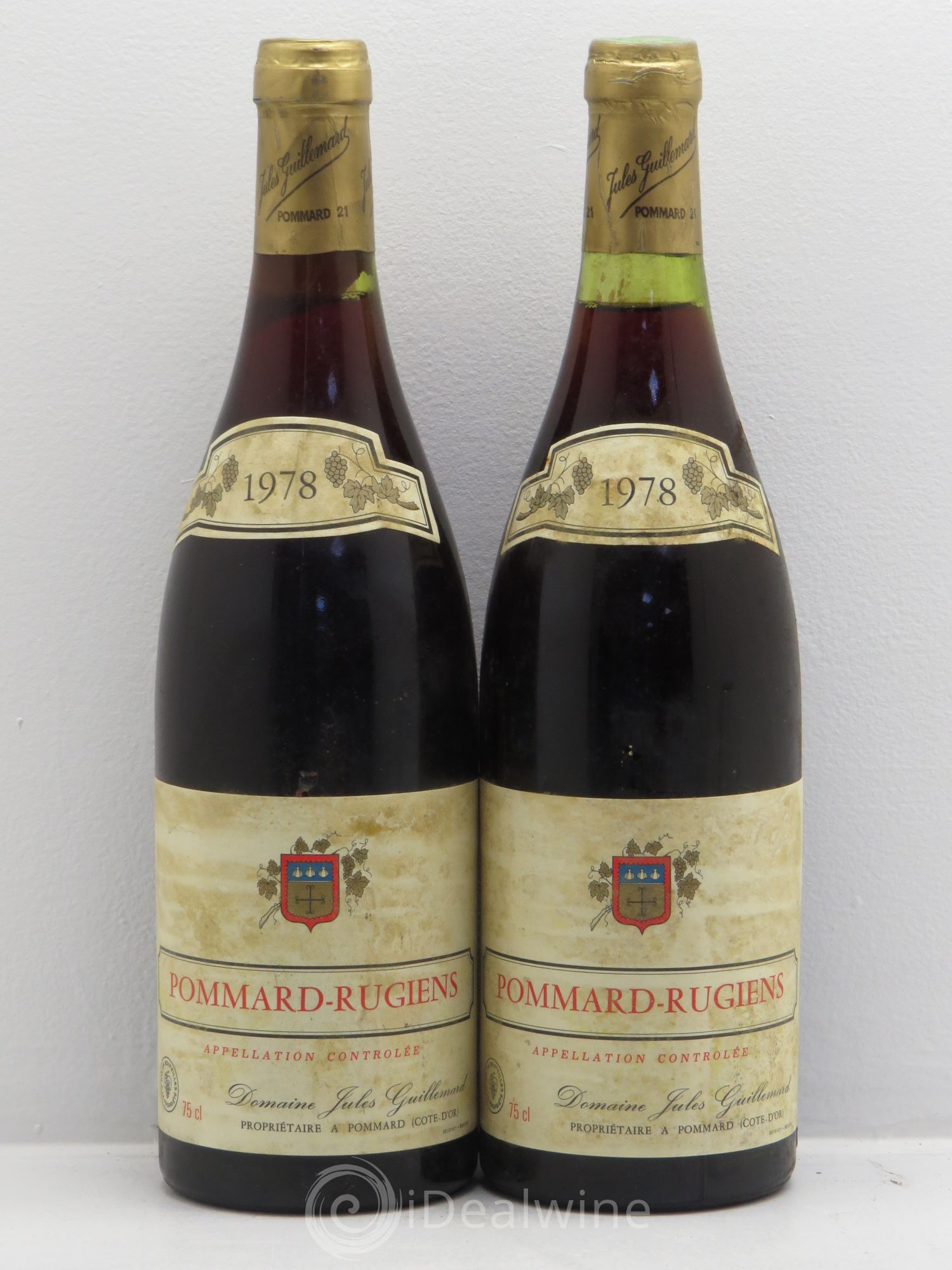 Pommard 1er Cru Domaine Jules Guillemard 1978 - Posten von 2 Flaschen - 0