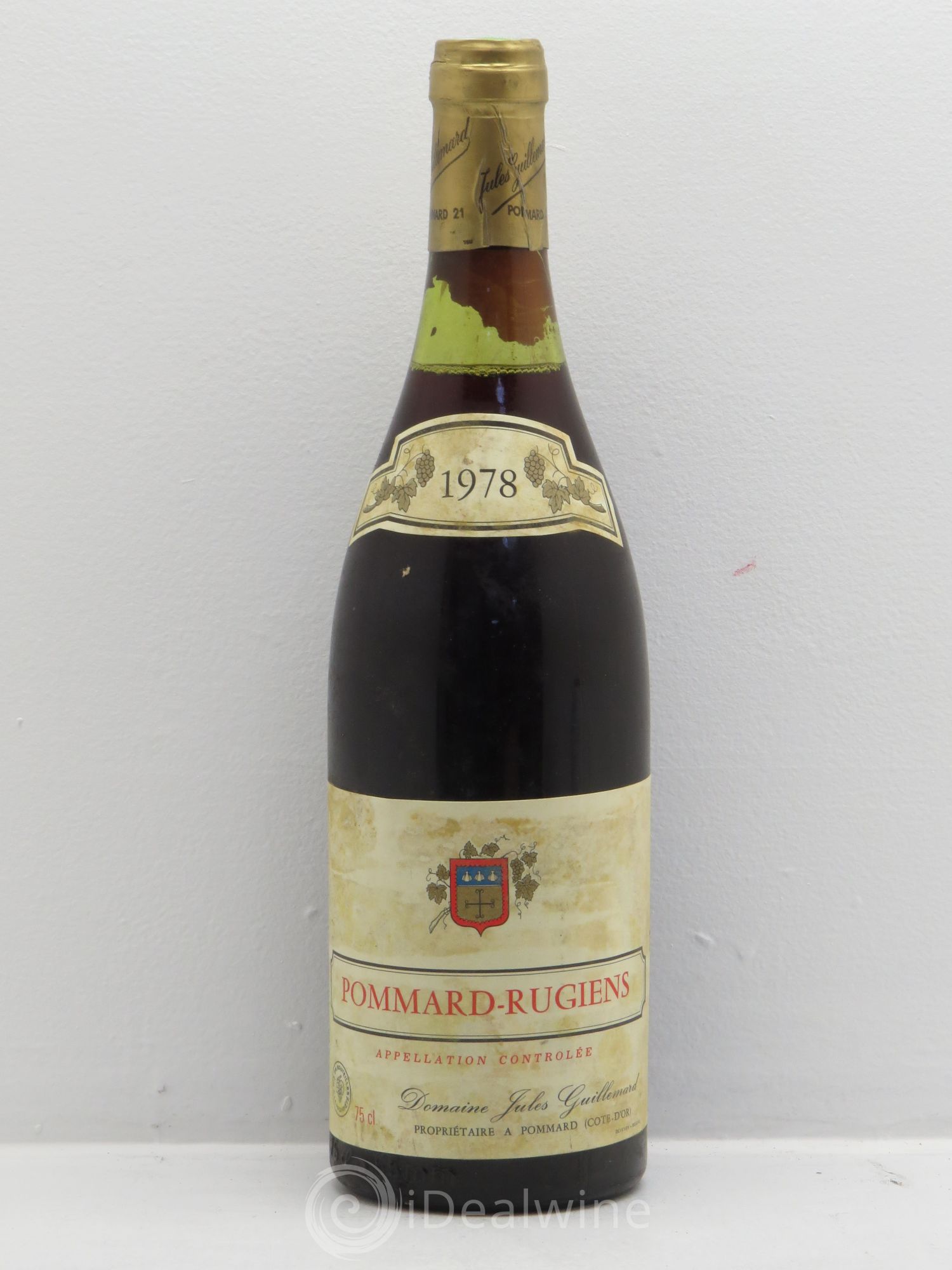 Pommard 1er Cru Domaine Jules Guillemard 1978 - Posten von 1 Flasche - 0