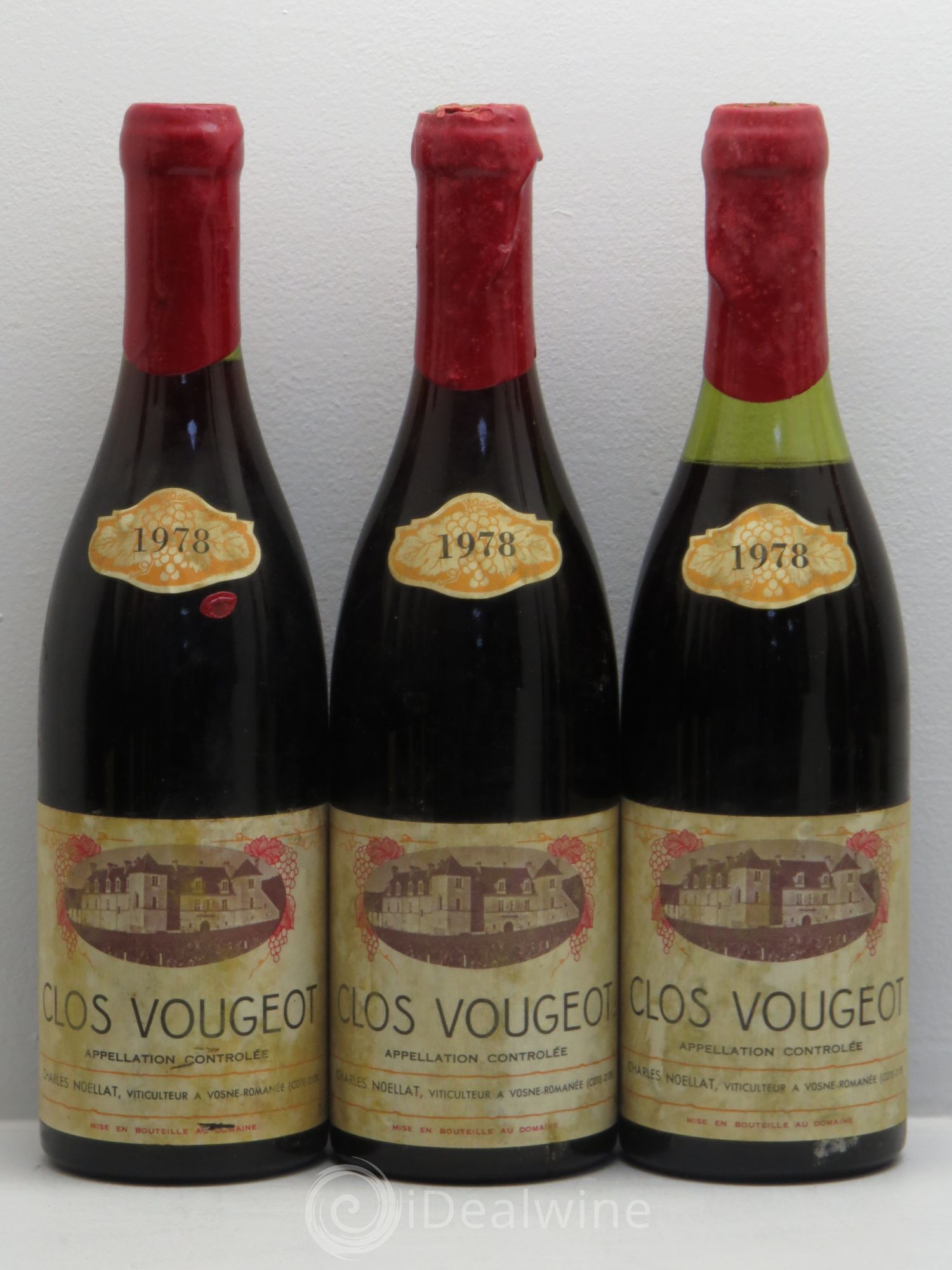 Clos de Vougeot Grand Cru Domaine Charles Noellat 1978 - Posten von 12 Flaschen - 1