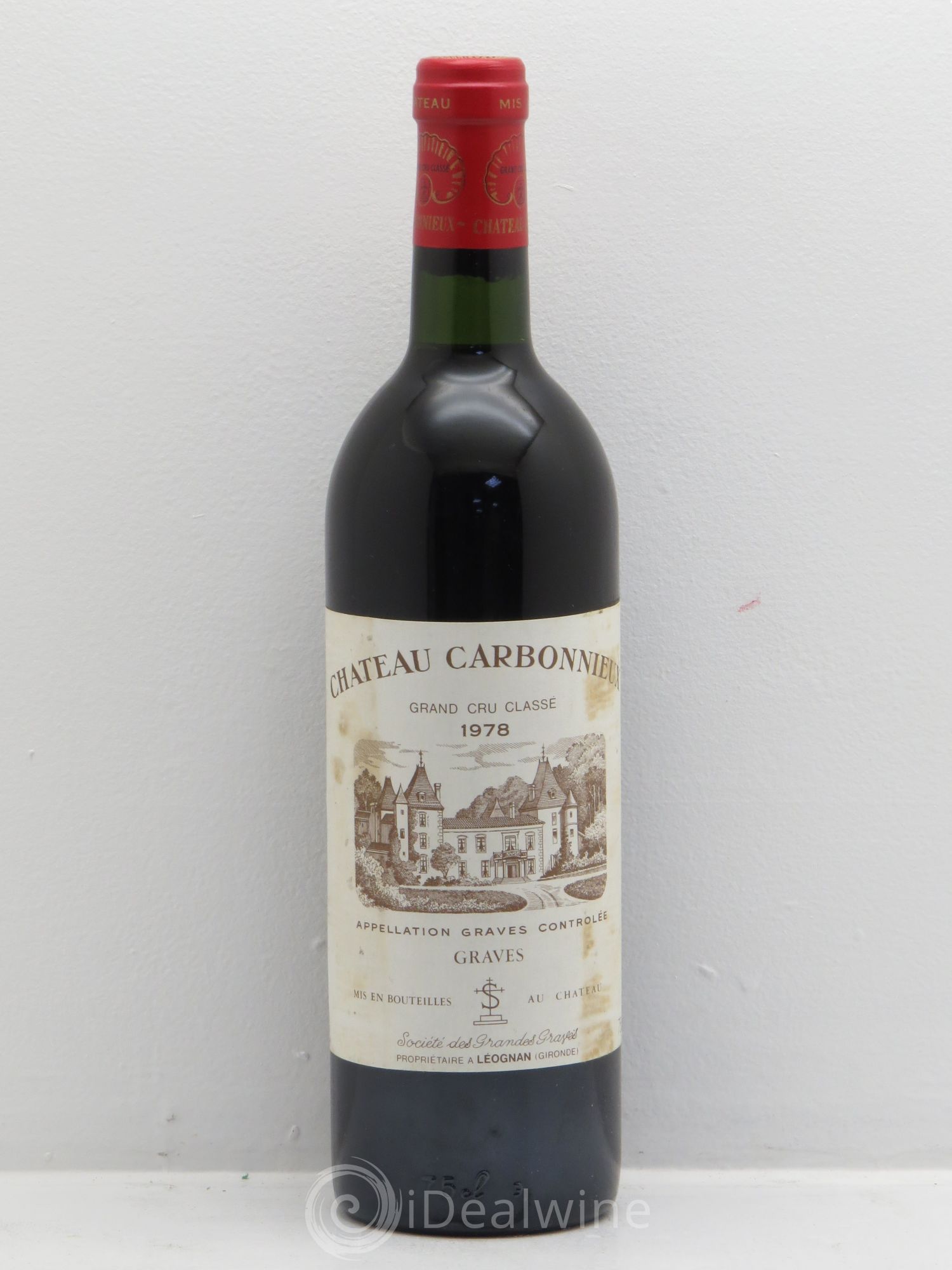 Château Carbonnieux Cru Classé de Graves 1978 - Lot de 1 bouteille - 0