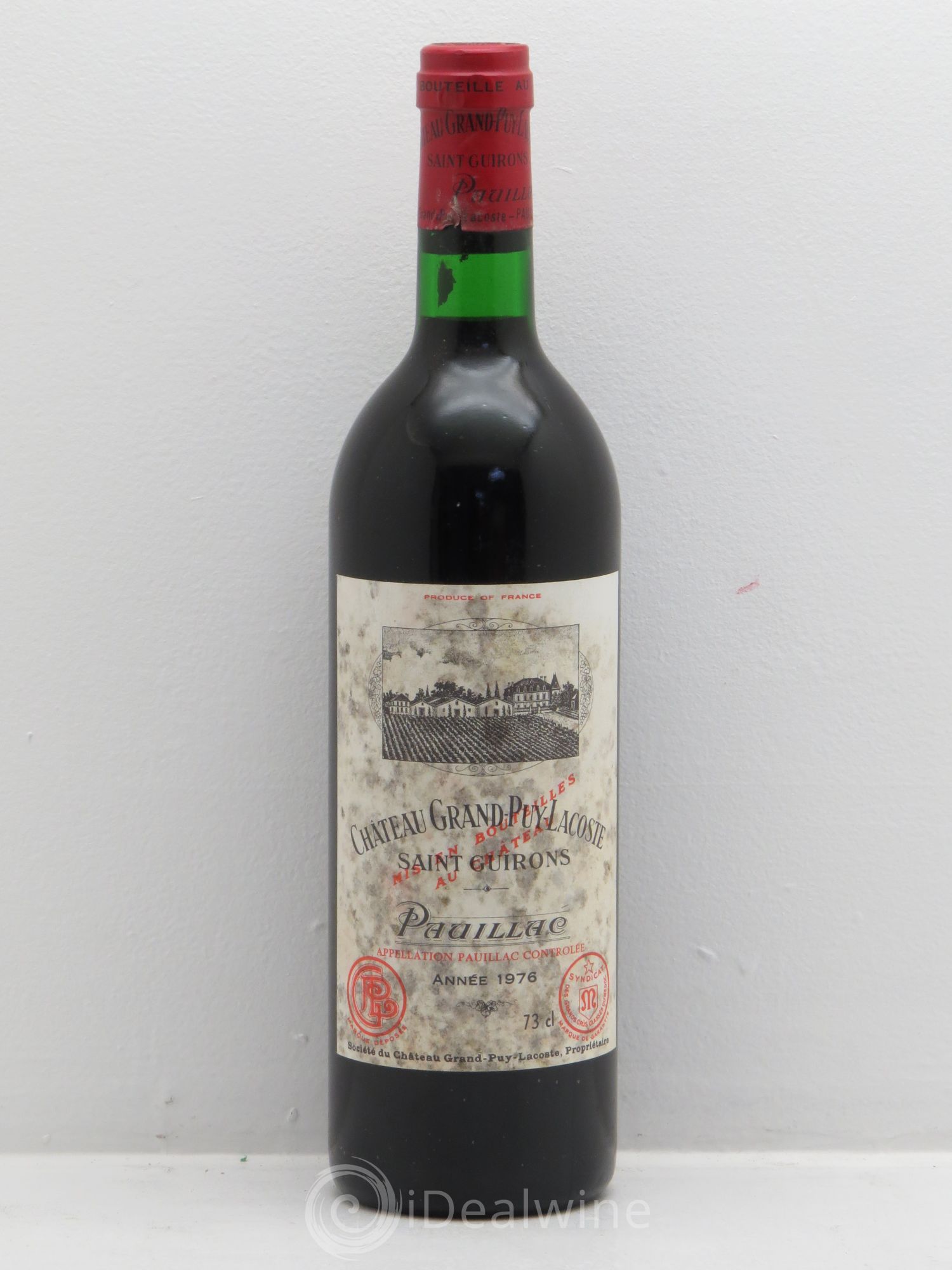 Château Grand Puy Lacoste 5ème Grand Cru Classé 1976 - Lot de 6 bouteilles - 0