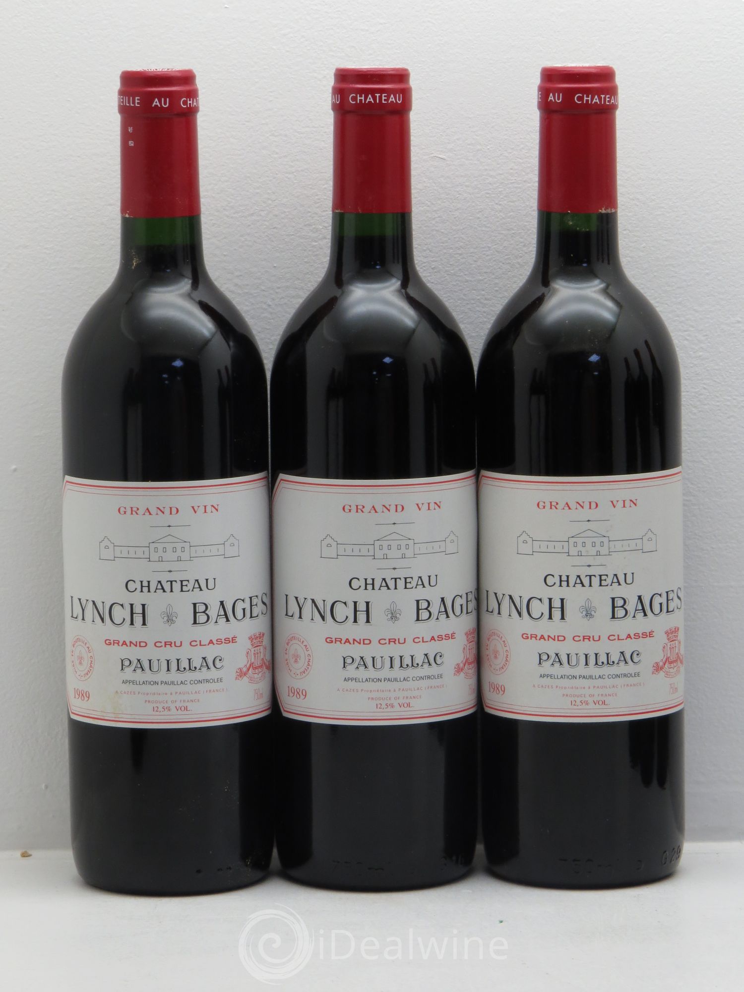 Château Lynch Bages 5ème Grand Cru Classé 1989 - Lot de 12 bouteilles - 2