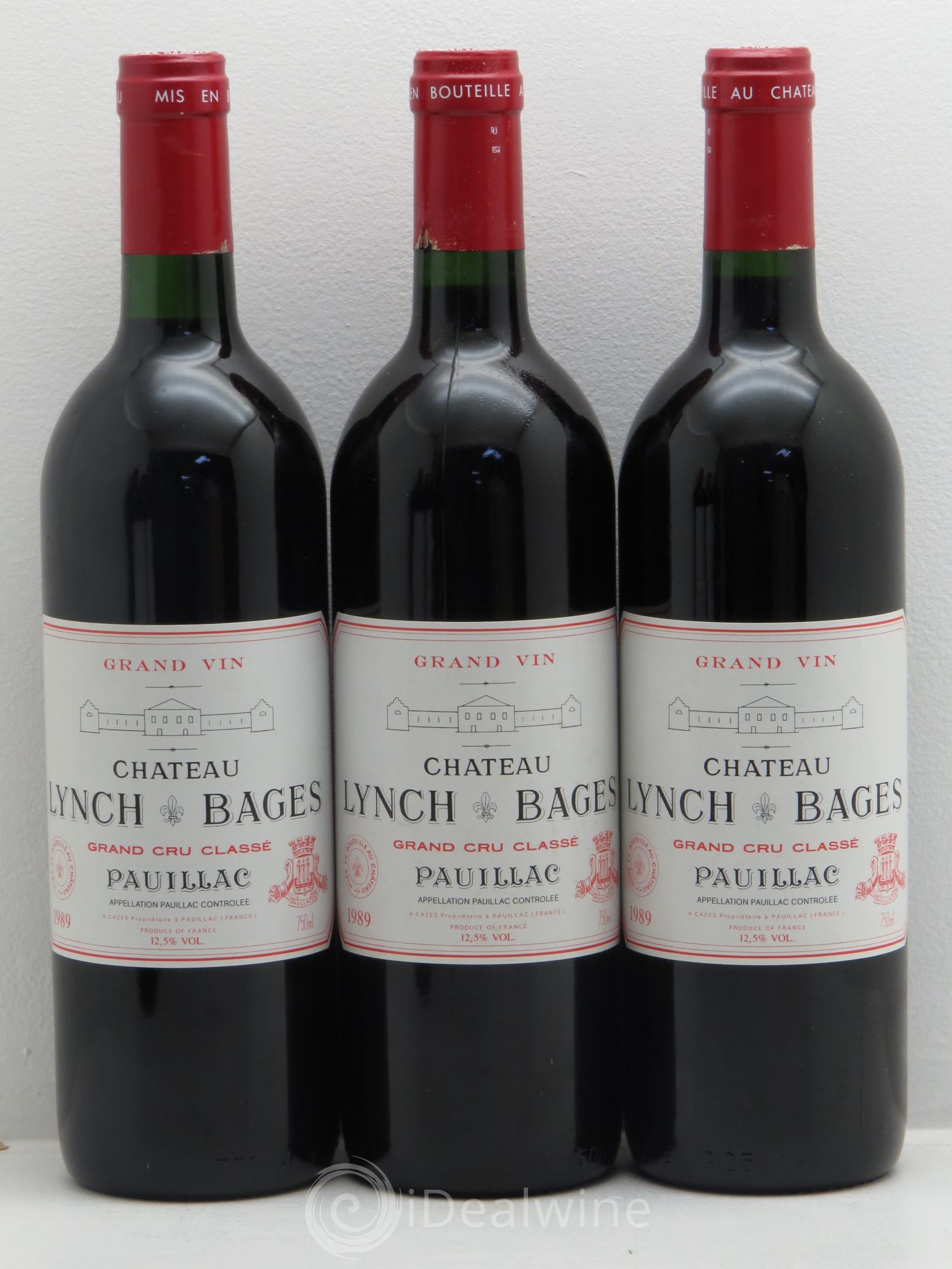 Château Lynch Bages 5ème Grand Cru Classé 1989 - Lot de 12 bouteilles - 3