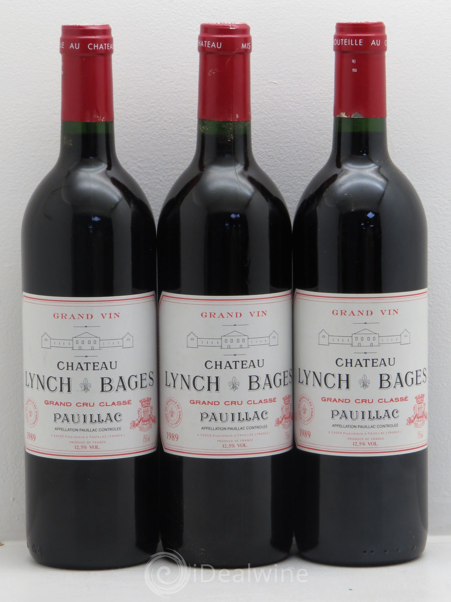 Château Lynch Bages 5ème Grand Cru Classé 1989 - Lot de 12 bouteilles - 4