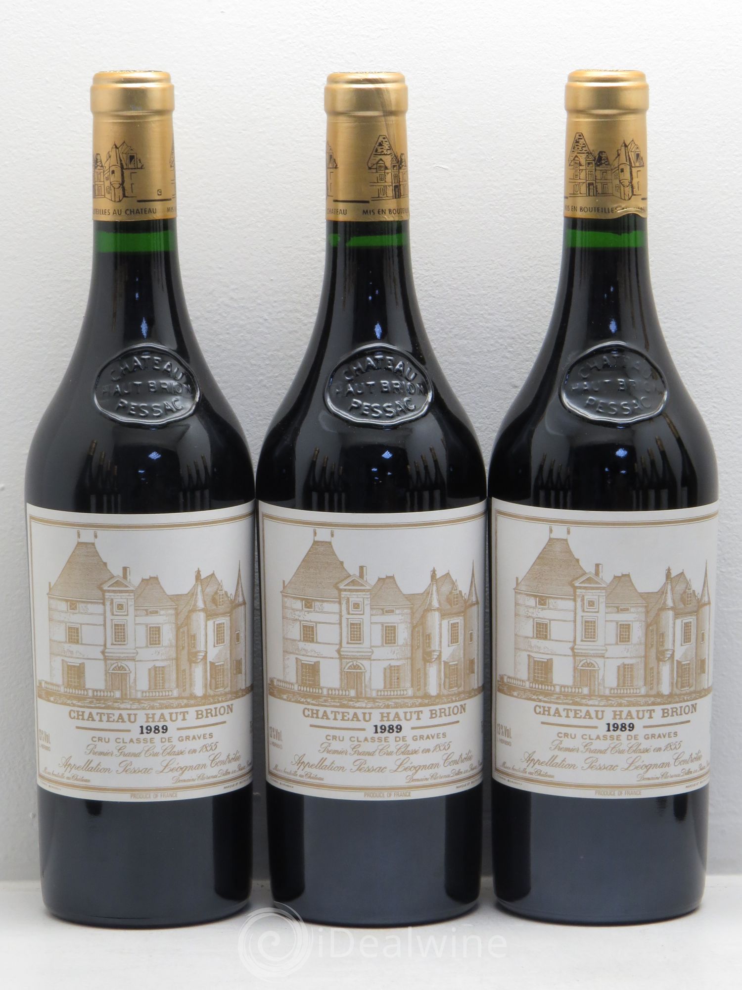 Château Haut Brion 1er Grand Cru Classé 1989 - Lot de 12 bouteilles - 1