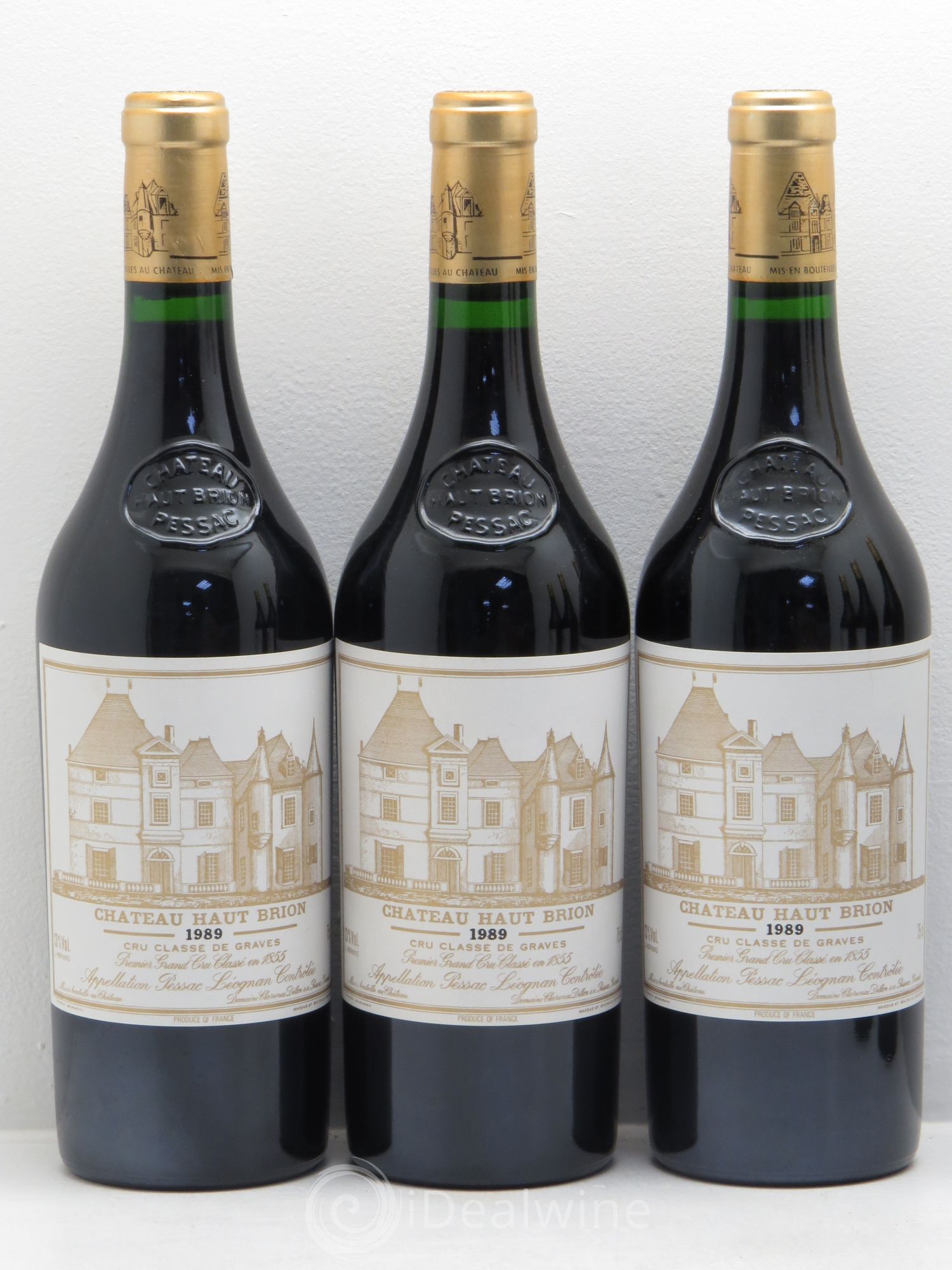 Château Haut Brion 1er Grand Cru Classé 1989 - Lot de 12 bouteilles - 3