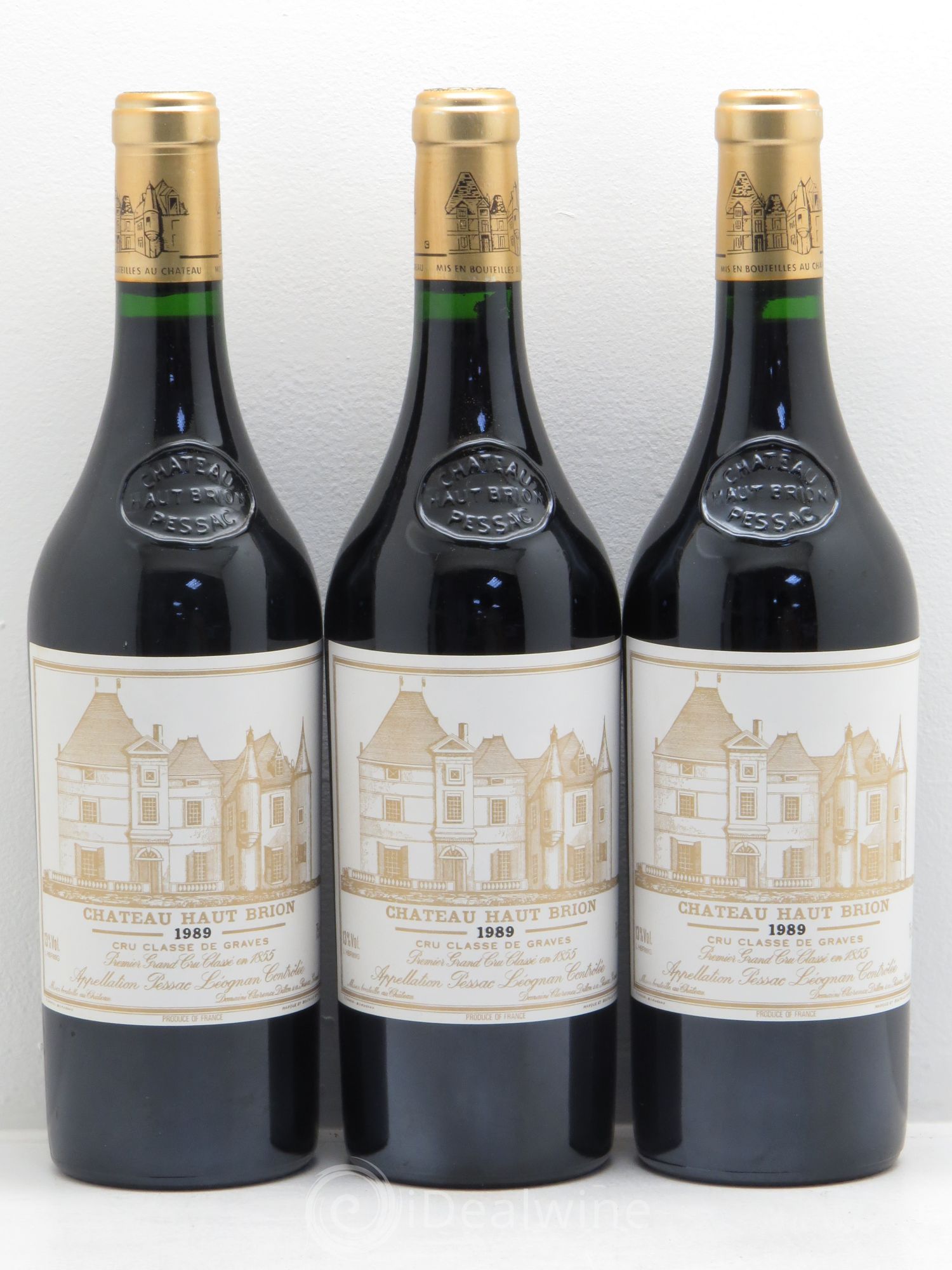 Château Haut Brion 1er Grand Cru Classé 1989 - Lot de 12 bouteilles - 4