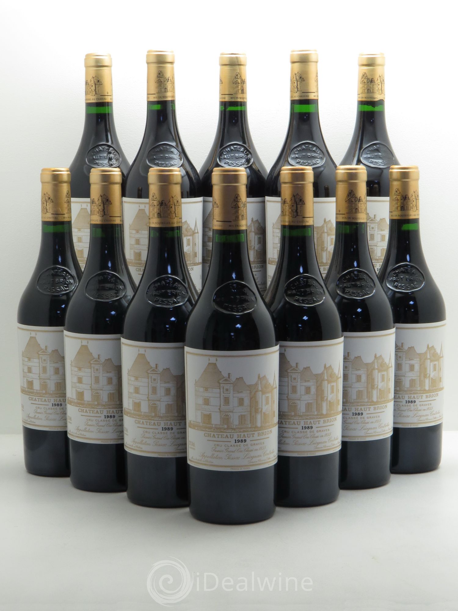 Château Haut Brion 1er Grand Cru Classé 1989 - Lot de 12 bouteilles - 0