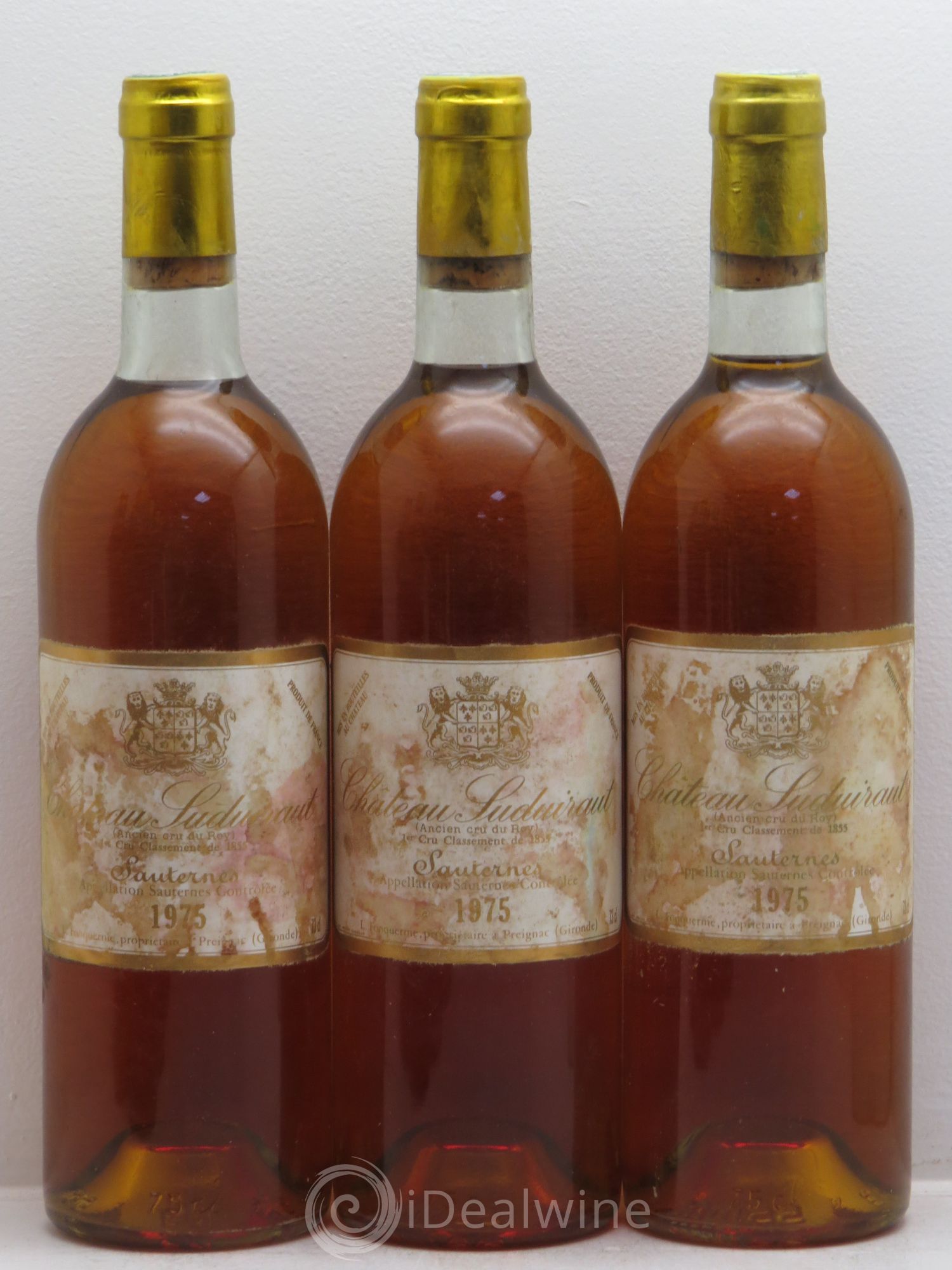 Château Suduiraut 1er Grand Cru Classé 1975 - Lotto di 12 bottiglie - 1