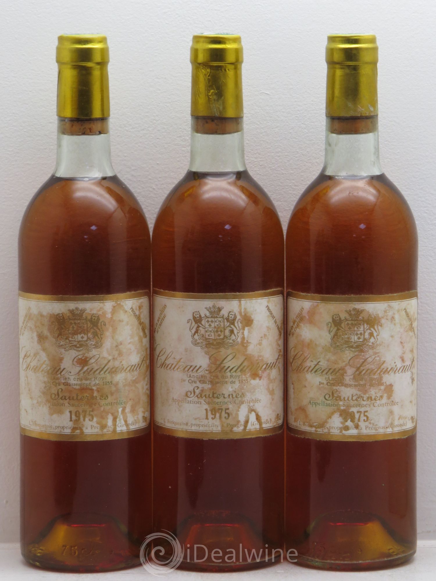 Château Suduiraut 1er Grand Cru Classé 1975 - Lotto di 12 bottiglie - 2