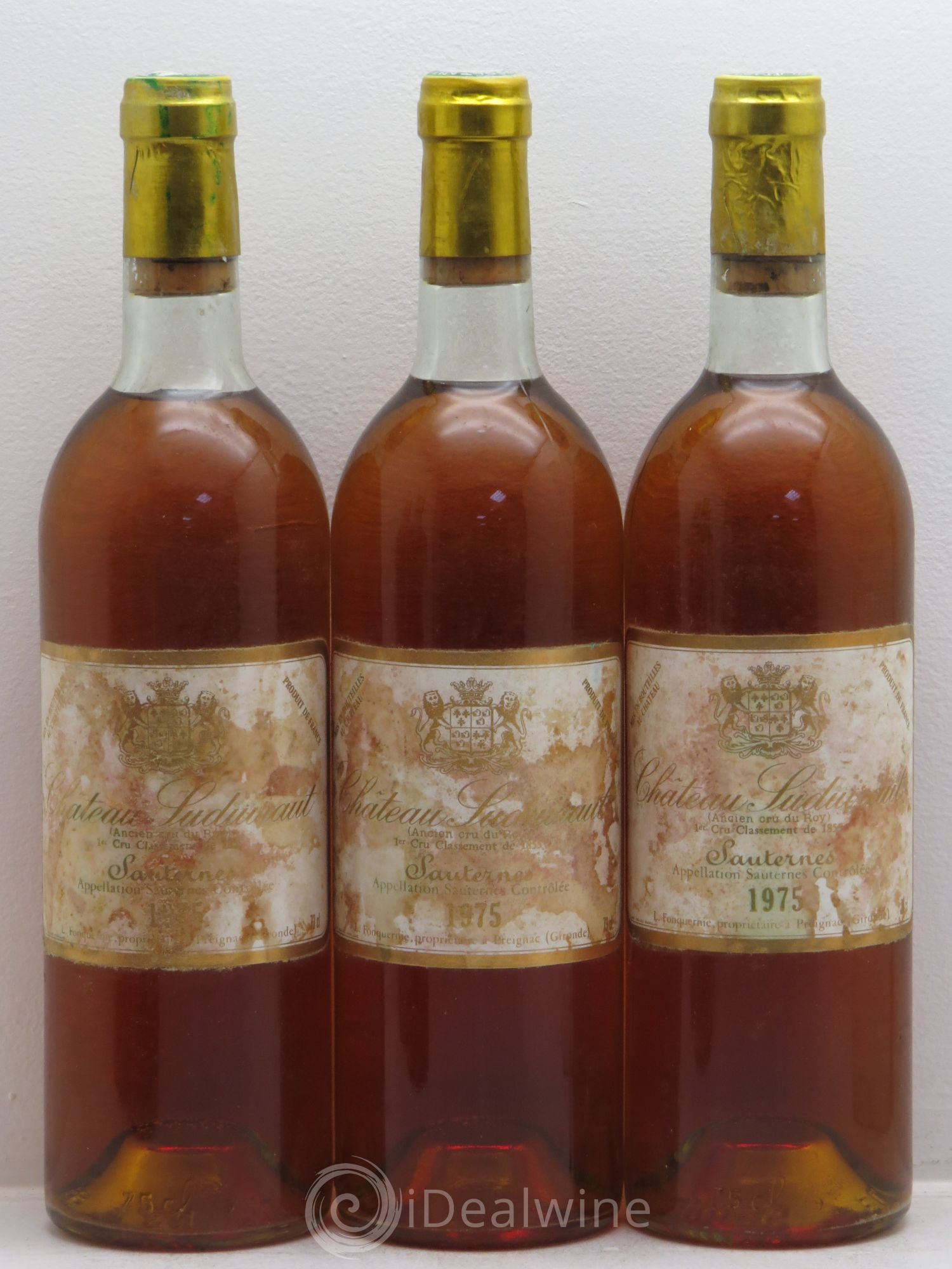 Château Suduiraut 1er Grand Cru Classé 1975 - Lotto di 12 bottiglie - 3