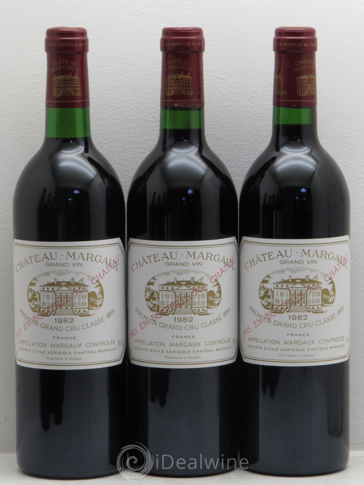 Château Margaux 1er Grand Cru Classé 1982 - Lot de 12 bouteilles - 1